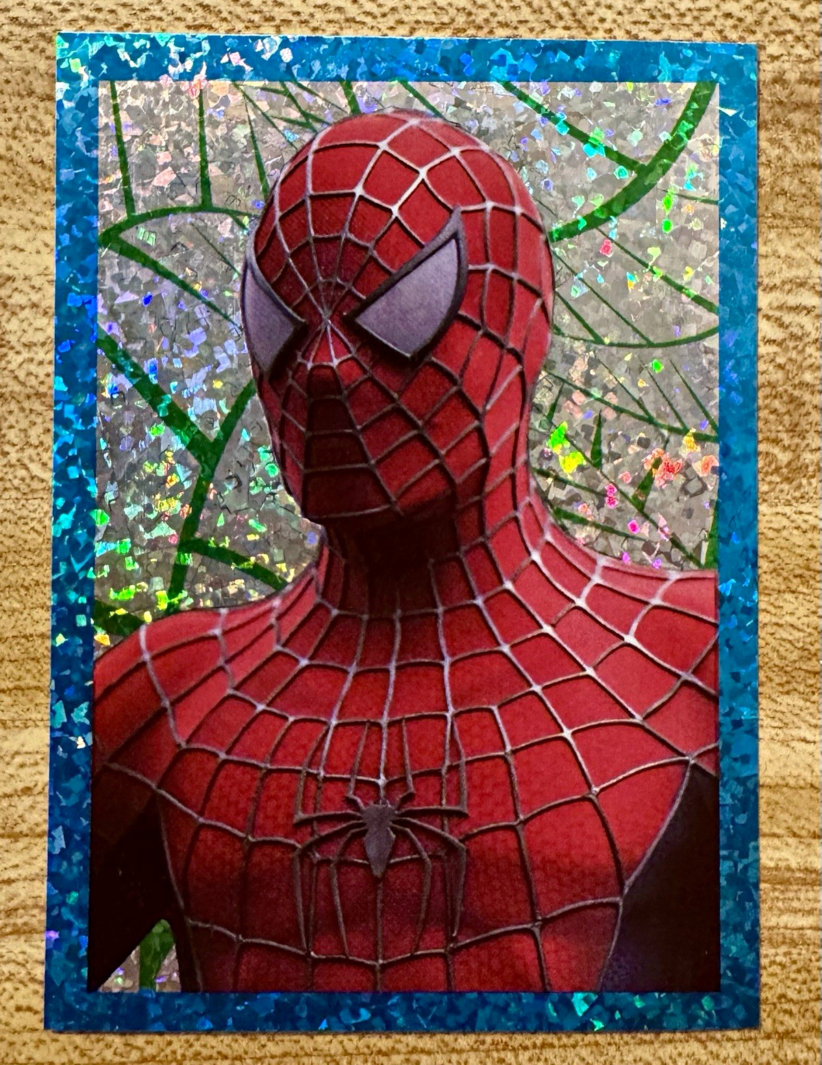 Merlin Stickers Spider-Man Marvel Hologram Non-Sport Sticker #91 2002 rookie 
