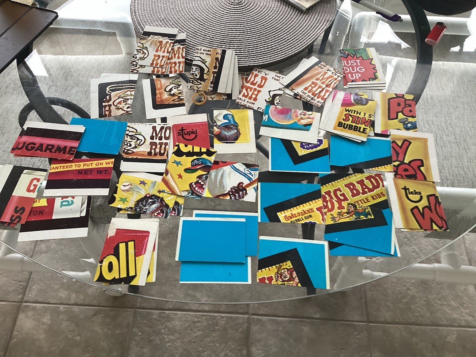 VTG Topps Wacky Packages 2nd Series Through 7 Th  Lot of 60 Checklist Cards