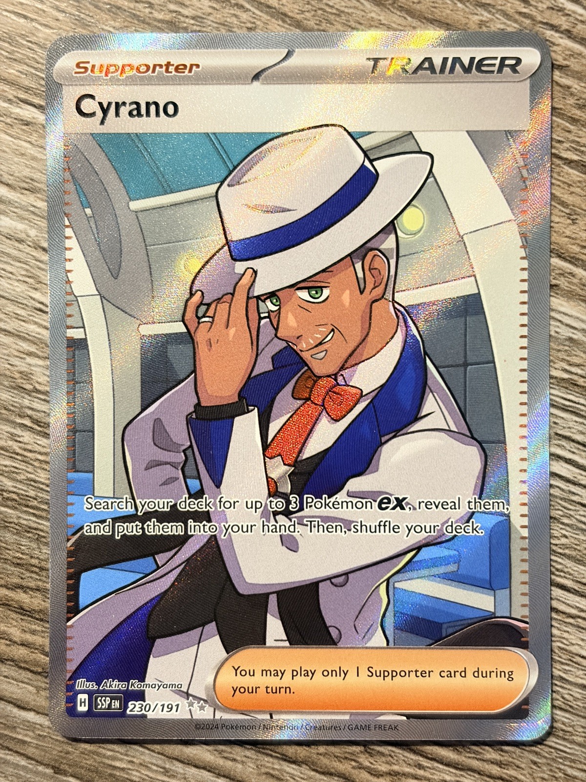 230/191 Cyrano Ultra Rare - Pokemon TCG: Surging Sparks - NM