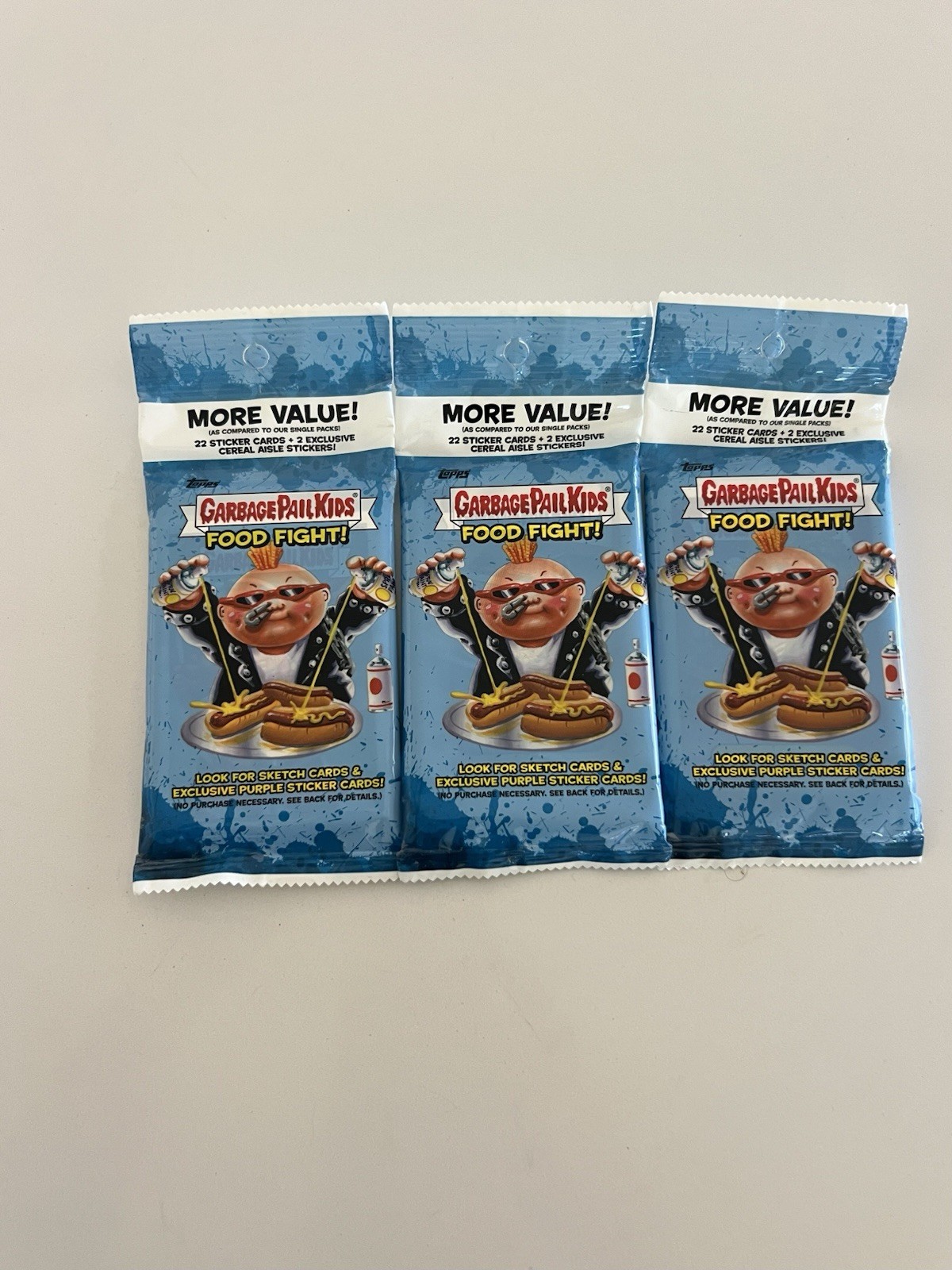 2021 TOPPS GARBAGE PAIL KIDS FOOD FIGHT 3 SEALED BRAND NEW FAT PACK MEGA