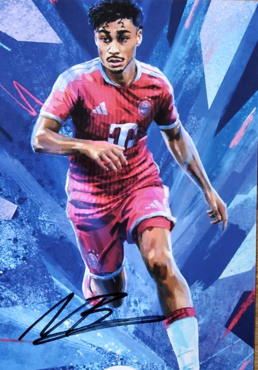 Nathaniel Brown, FC Bayern, autograph personally signed, real photo 13x18 cm Nathaniel Brown, FC Bayern, autograph personally signed, real photo 13x18 cm