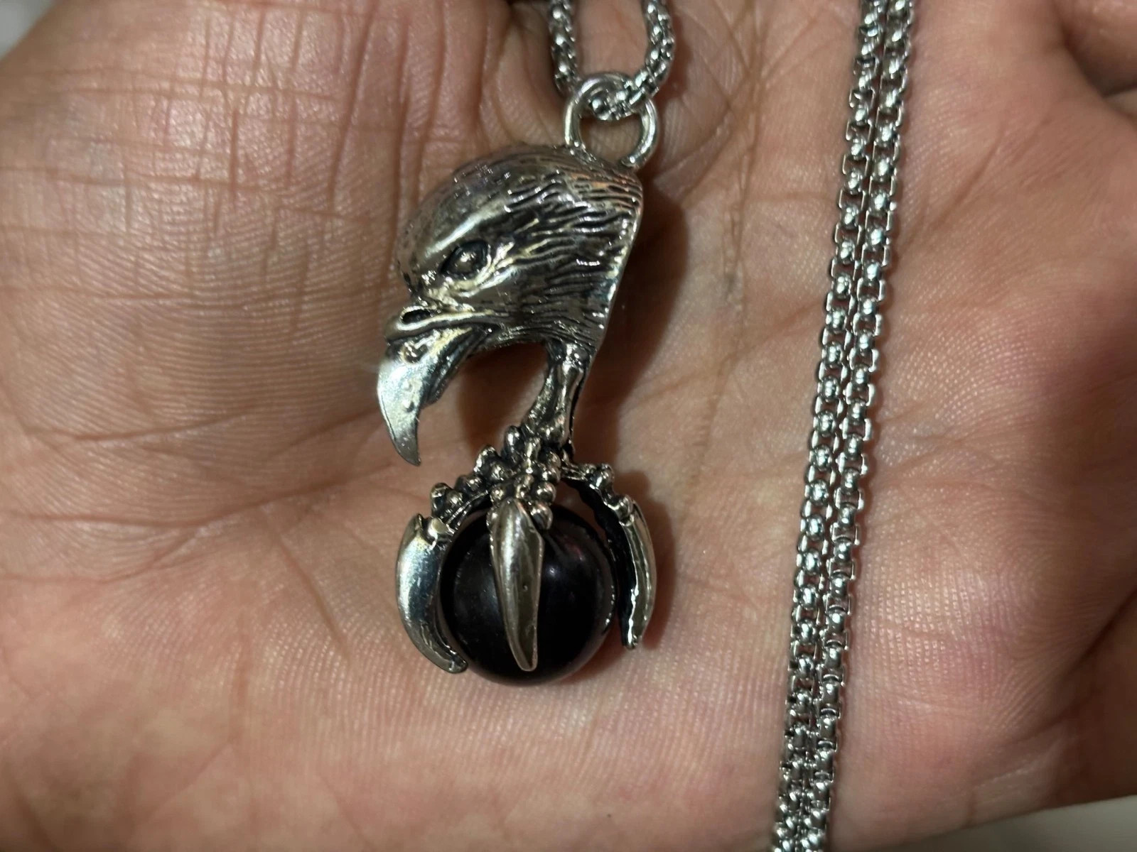 Trillionaire Maker Magical Pendant Silver Eagle Protection Luck Success Charm