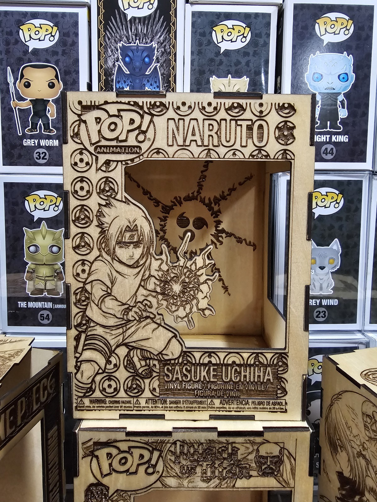 Sasuke Uchiha - Naruto - Custom Funko Display Box Sasuke Uchiha - Naruto - Custom Funko Display Box