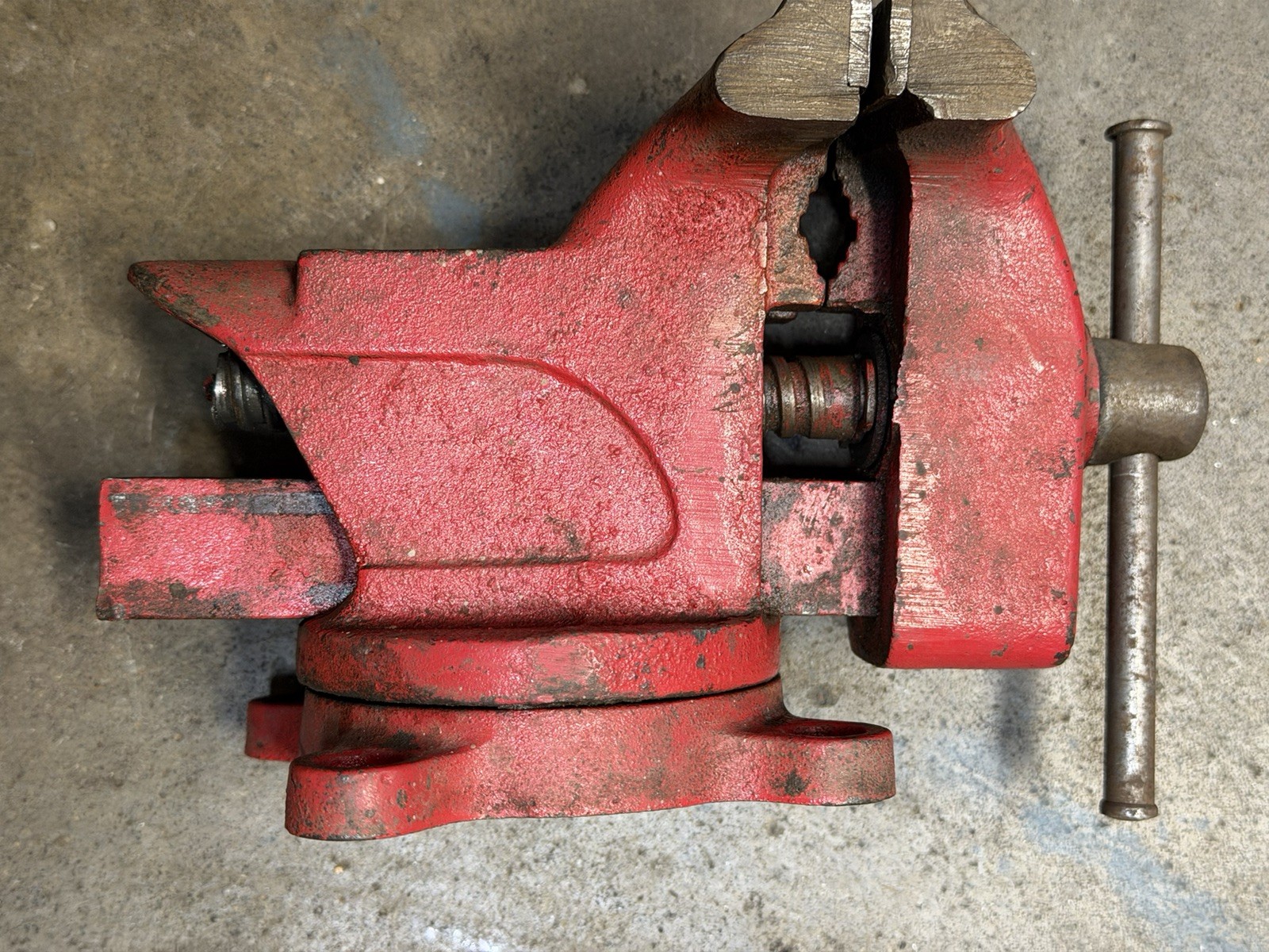 Vintage Columbian Hardware No. 63-3 Swivel Bench Vise 3-1/2 M2 Jaw &Anvil 