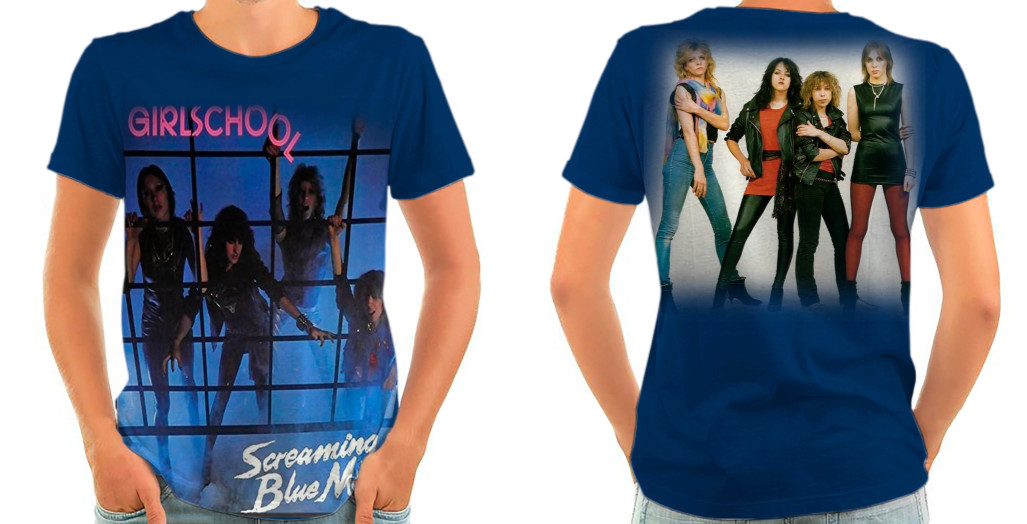 hot new Girlschool band 3D SHIRT All sizes S-5XL