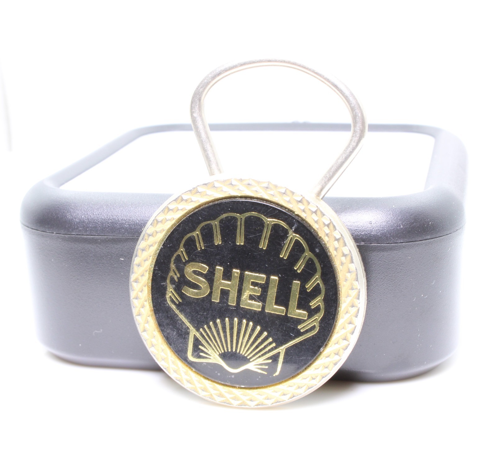 Vintage Shell Oil Gas Station Key Fob Keychain 1960s Gold Tone Petroliana Sign Vintage Shell Oil Gas Station Key Fob Keychain 1960s Gold Tone Petroliana Sign