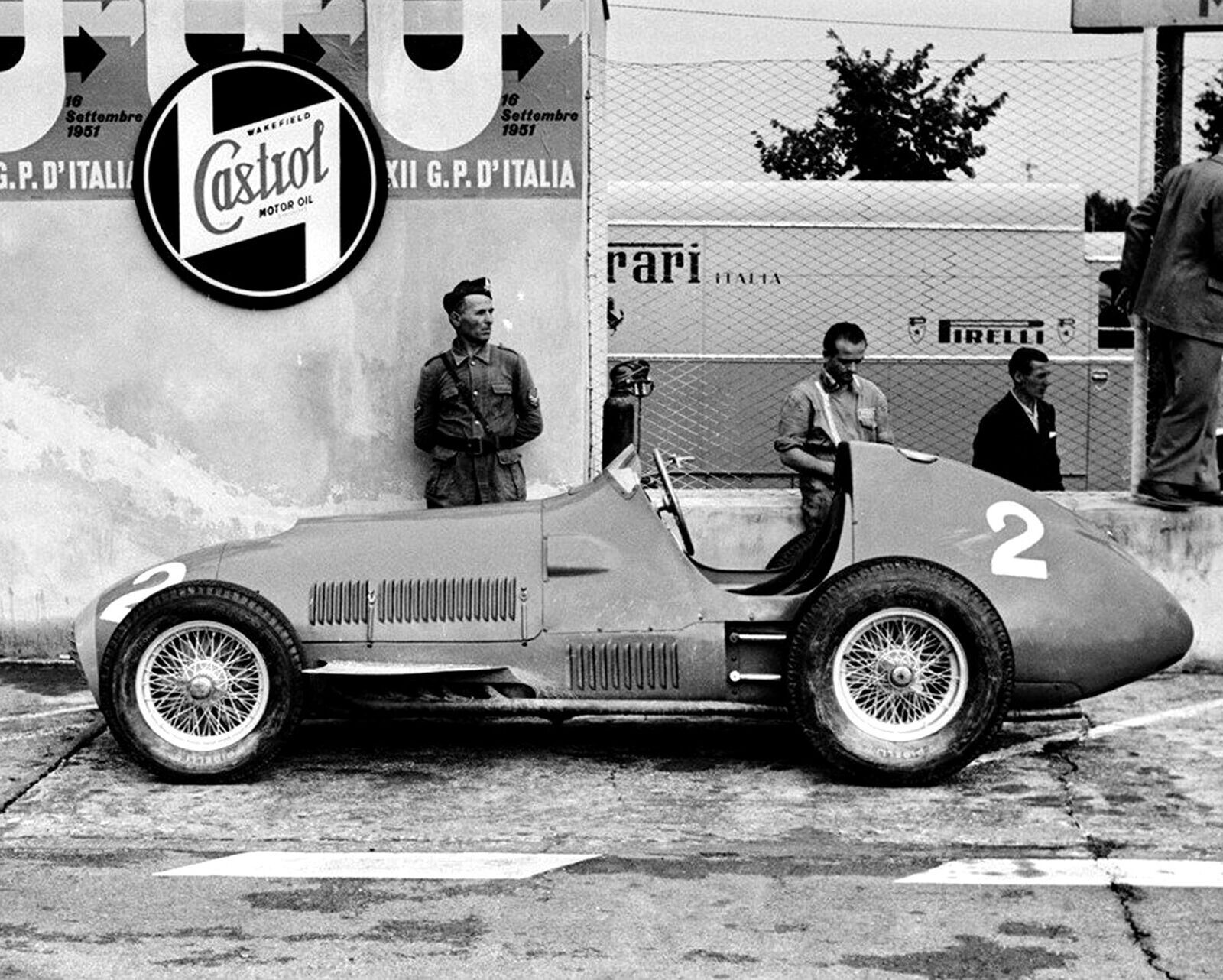 1951 FERRARI Italian Grand Prix Champion Classic Race Car  Poster Photo 11x17