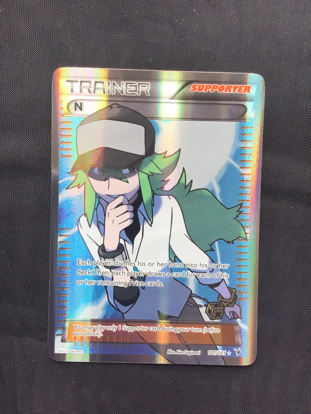 Pokemon Cards: Noble Victories Ultra Rare Full Art: N 101/101 Pokemon Cards: Noble Victories Ultra Rare Full Art: N 101/101
