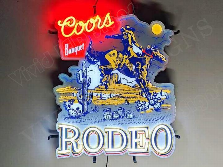 Beer Banquet Rodeo Bull Cowboys Logo 32\