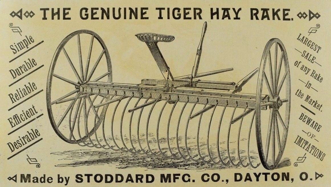 1870\'s-80\'s Stoddard Mfg. Co. The Genuine Tiger Hay Ride Grecian/Roman Girls &M