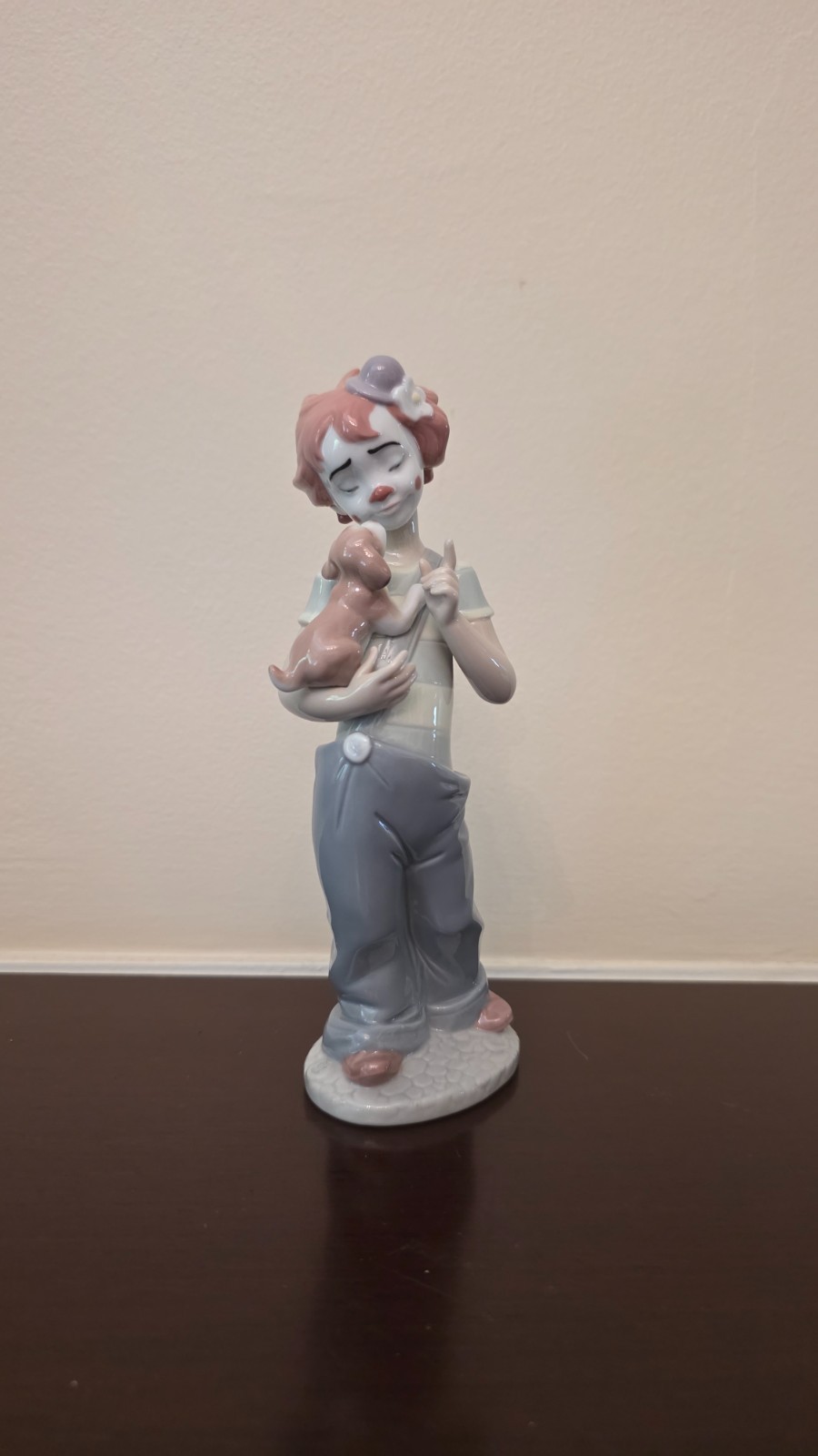 LLADRÓ Stage Partners - Girl Clown with Puppy Dog - 8237