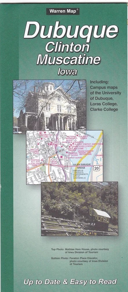 Dubuque Iowa Street Map
