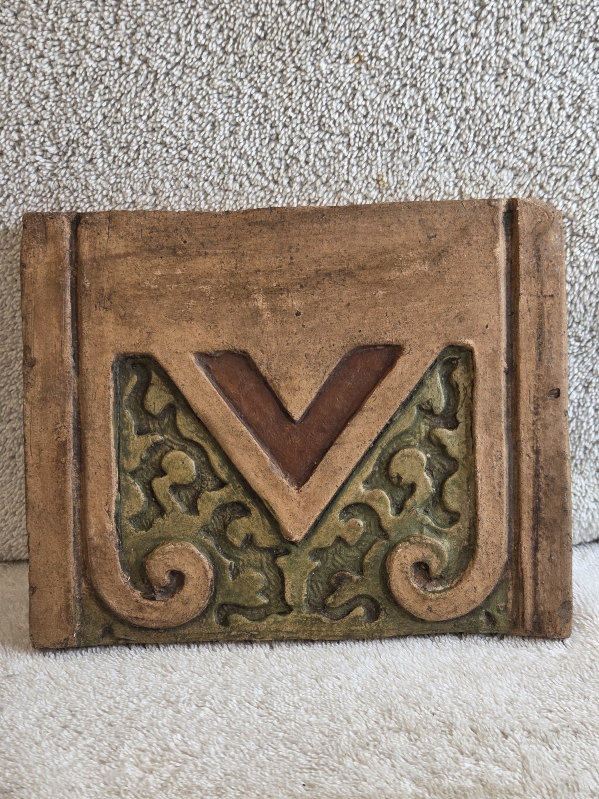 Vintage Claycraft Potteries Large Tile 8\