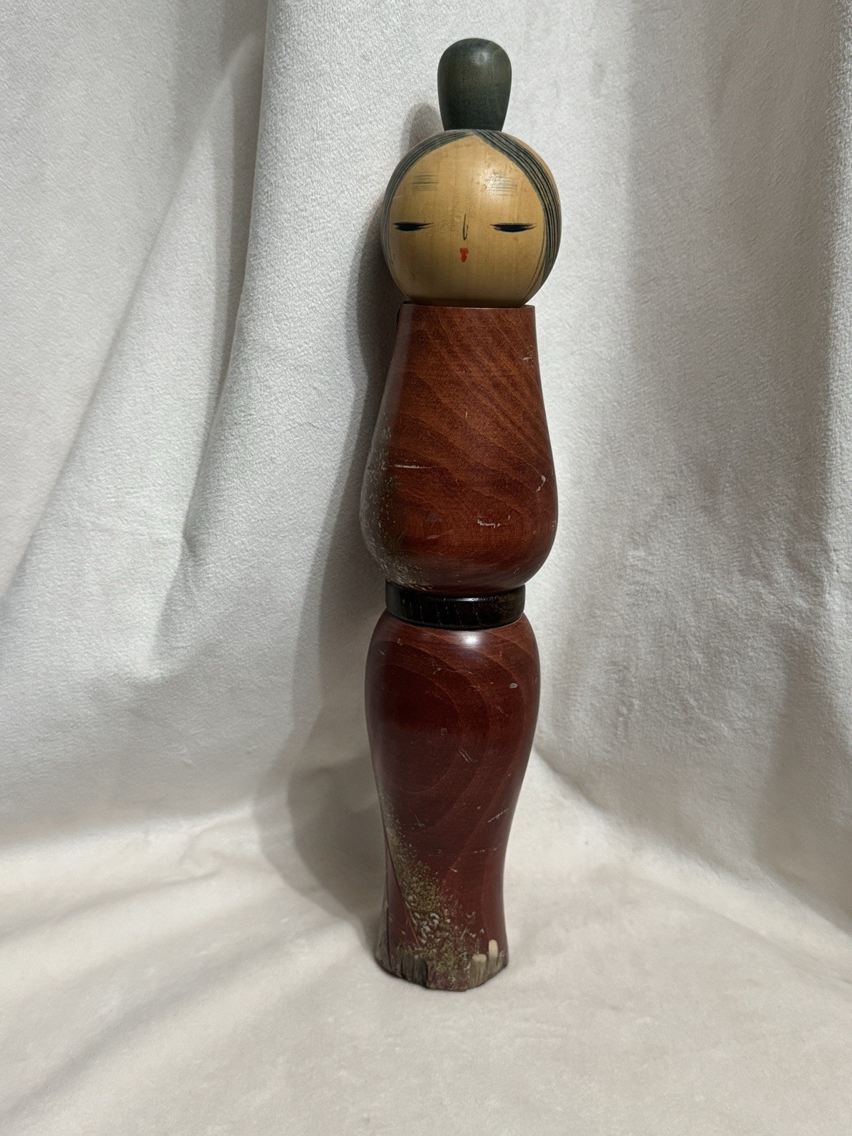 Vintage Japanese Creative Kokeshi Doll Mid-Century Sosaku Wooden Hand-Painted￼