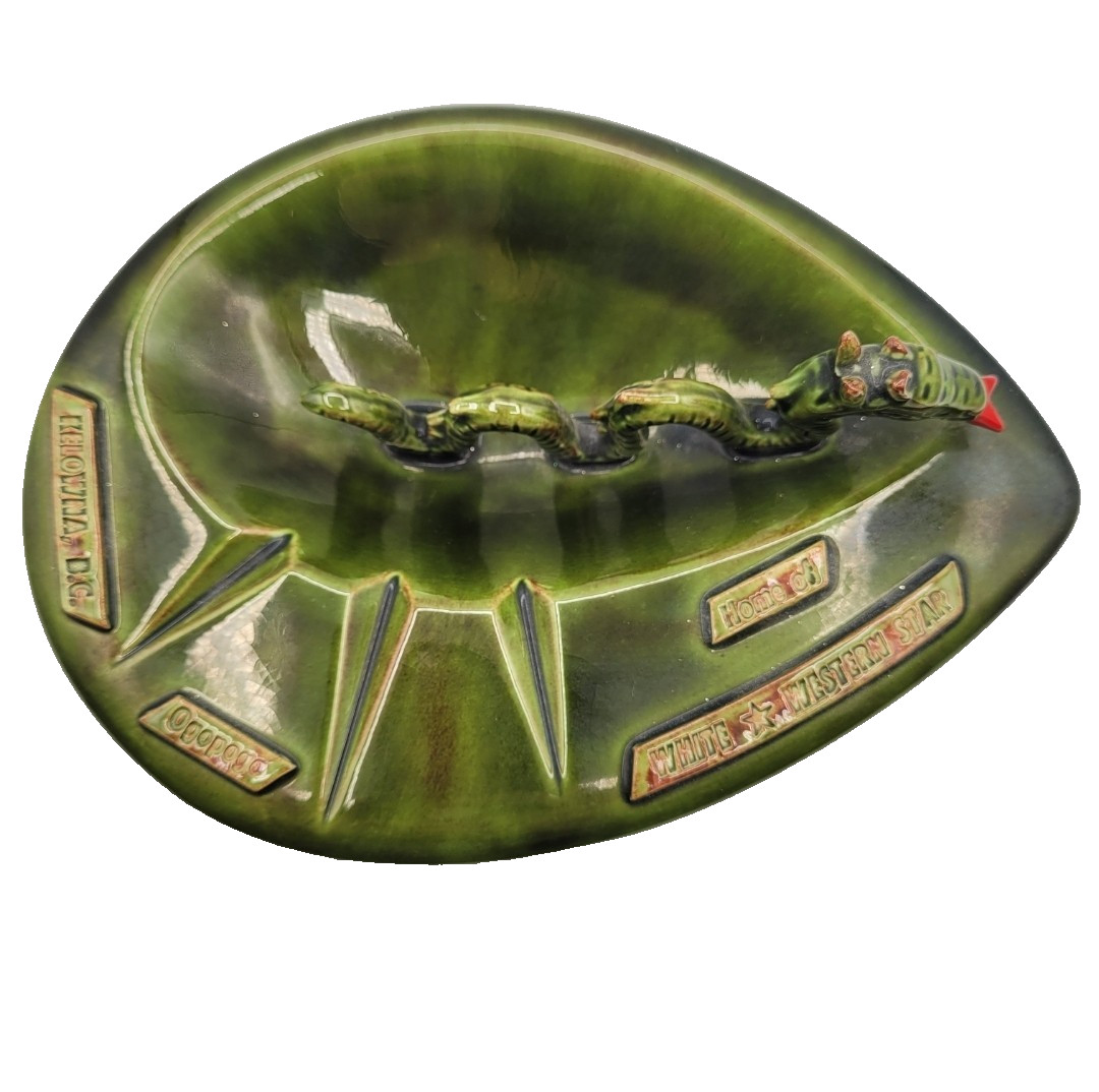 OGOPOGO White Motor Truck Company & Western Star Ashtray Kelowna B.C. Vintage