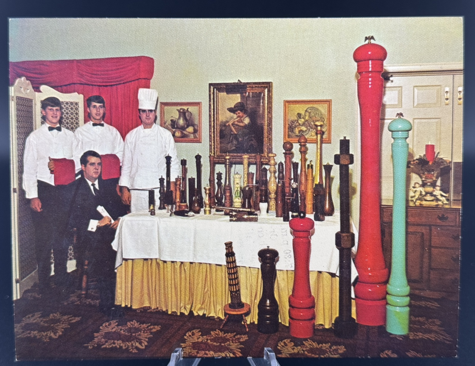 VTG Postcard Minuet Manor Motel & Dinning Altoona, PA World’s Largest Peppermill