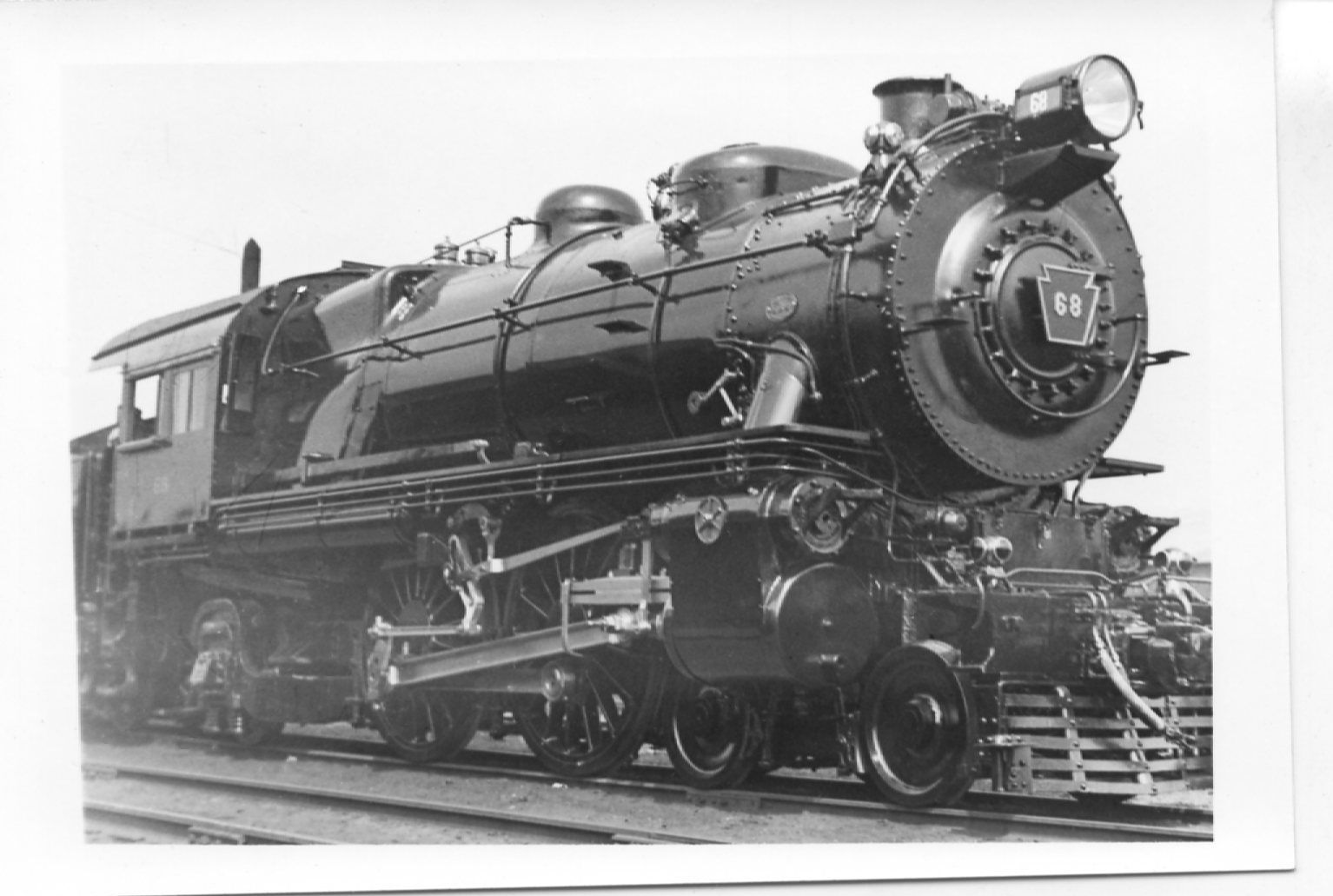2D131 RP 1937 PENNSYLVANIA RAILROAD 442 LOCO #68 ALTOONA 