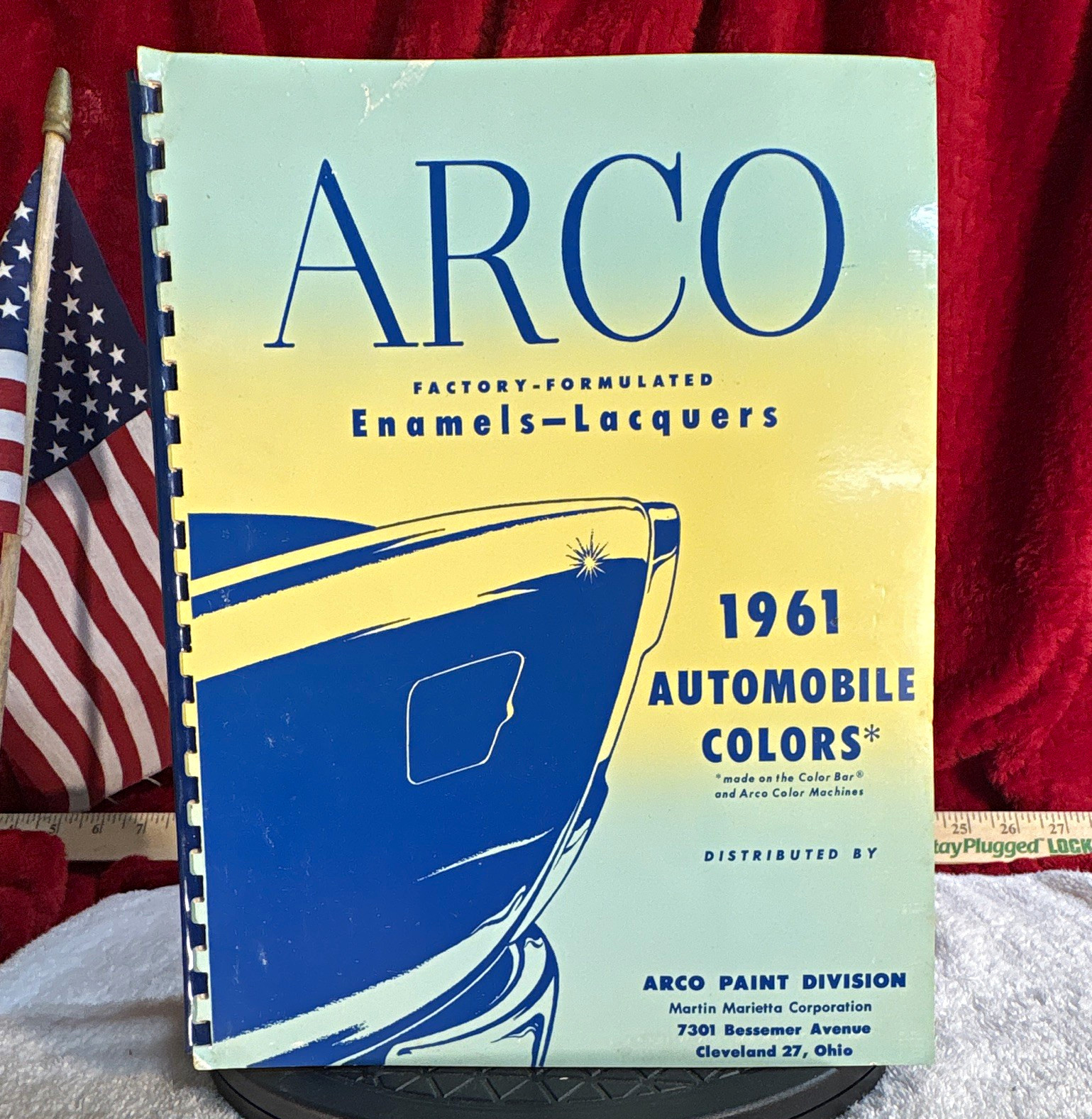 Vintage Rare Arco Paints 1961 Automobile Colors Enamels-Lacquers Many Automobile