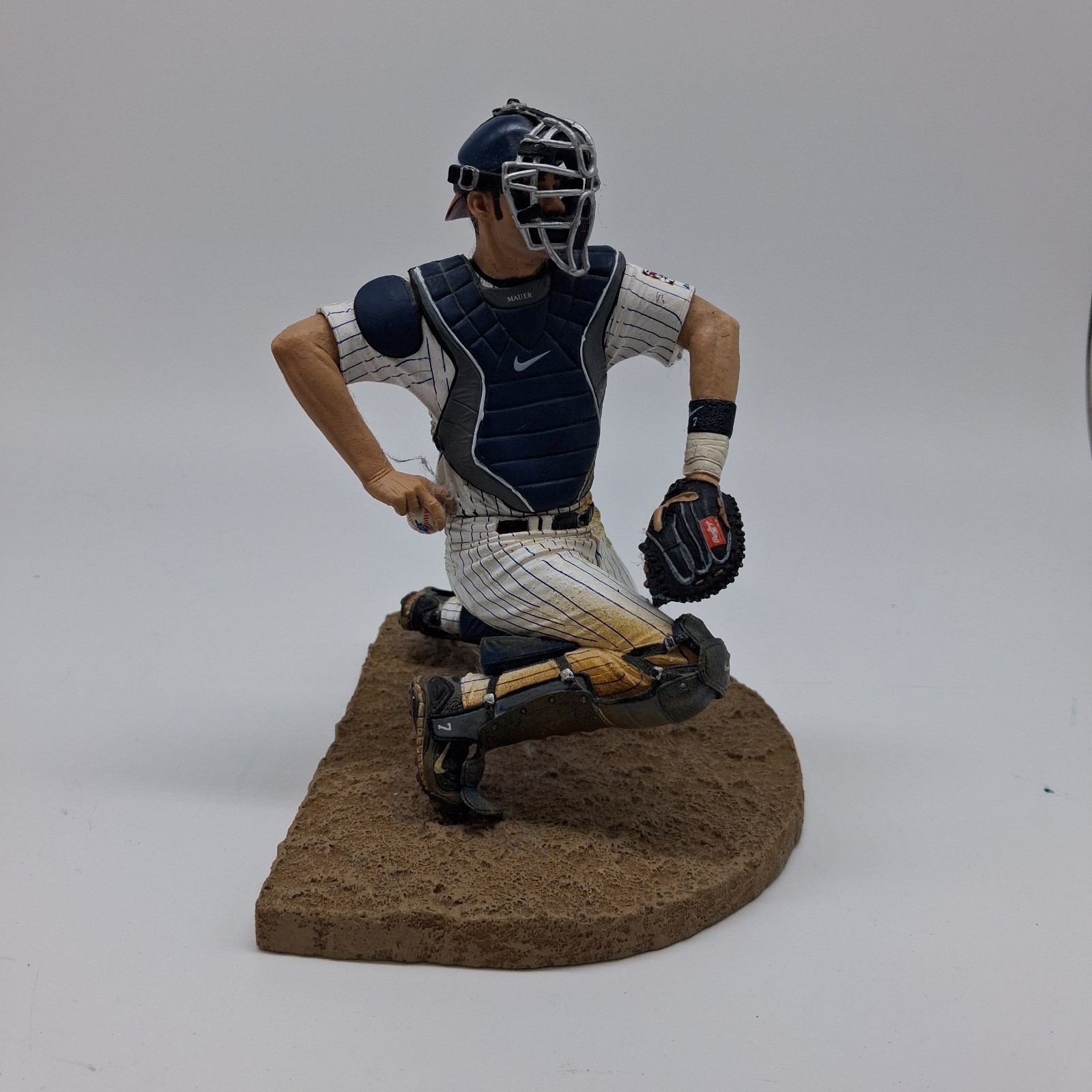 McFarlane Joe Mauer Minnesota Twins Catcher Figurine Statue MLB 2008 COA