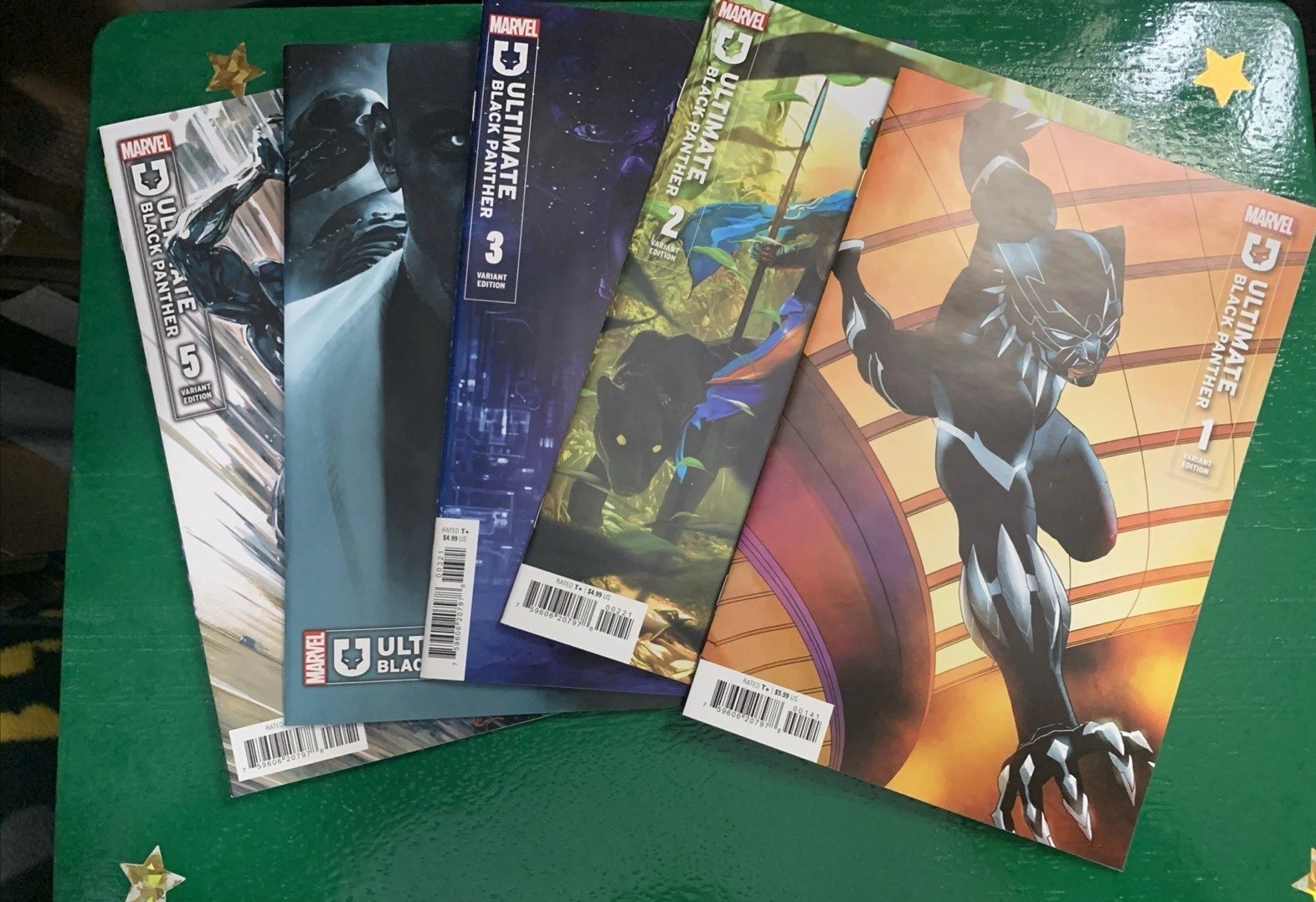 Ultimate Black Panther #1 -5 Variant 2024 Marvel 1st Print Ultimate Black Panther #1 -5 Variant 2024 Marvel 1st Print