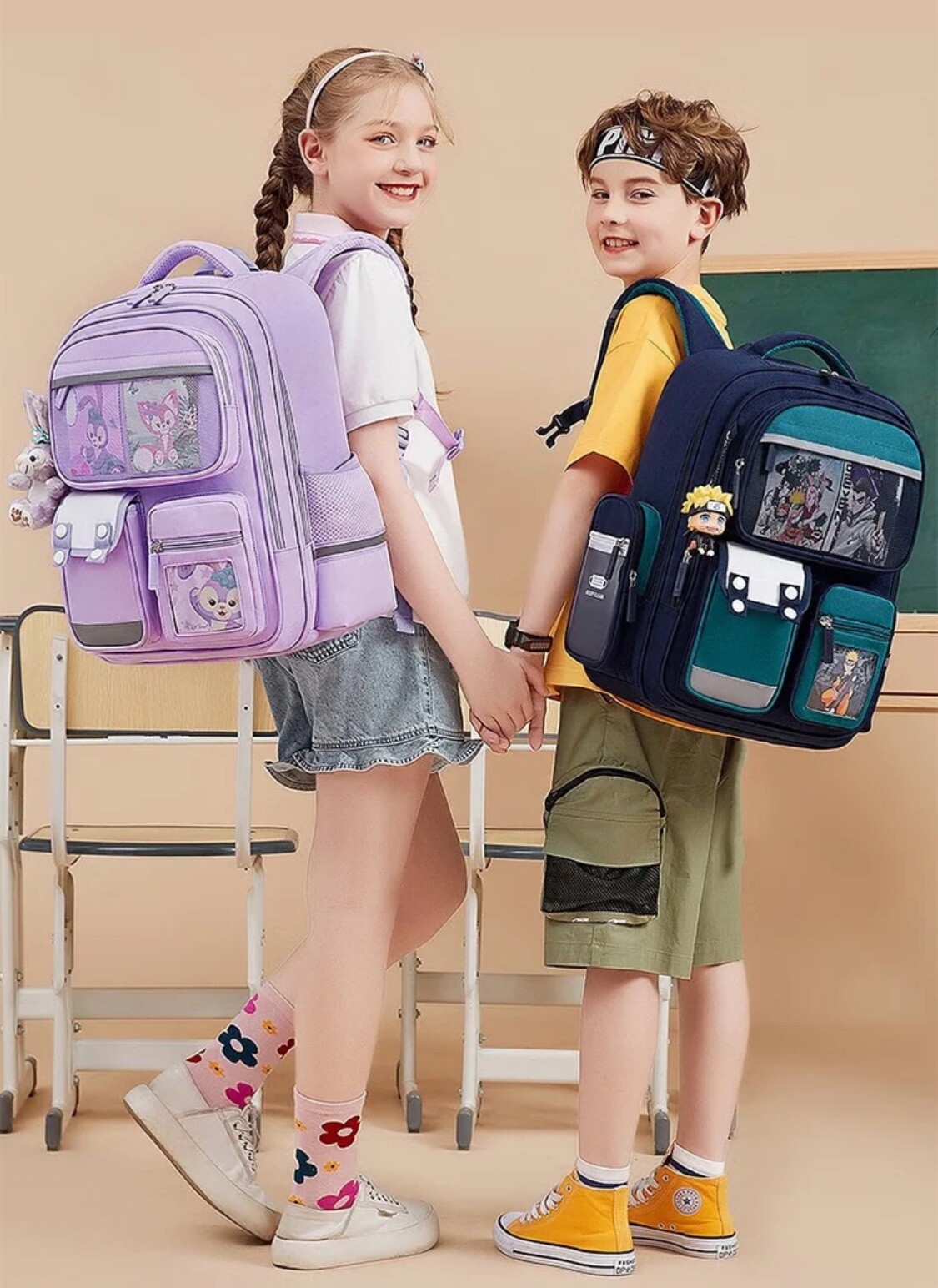 Children School Bags Best Seller Primary School Boys And Girls 4 Colors each $35