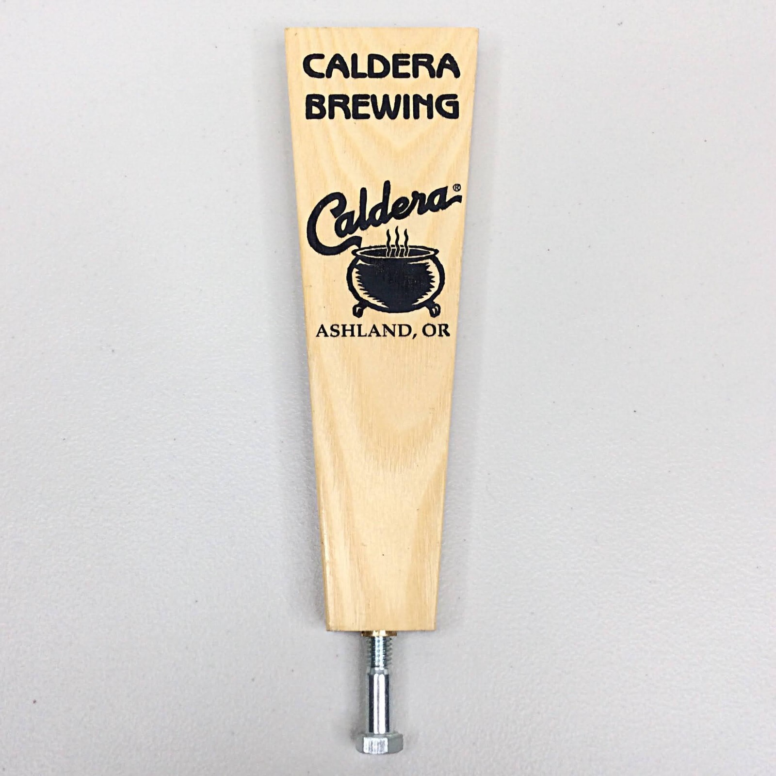 Caldera Brewing Tap Handle Ashland Oregon Cauldron Craft Beer Breweriana 9\