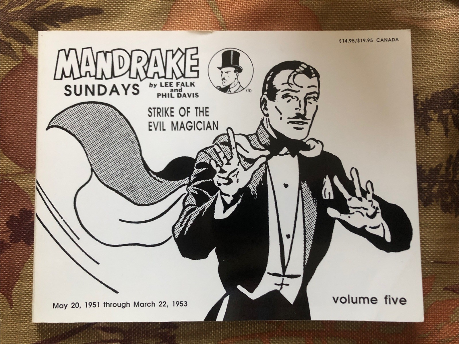 Mandrake Official Sundays Lee Falk Volume 5 The Evil Magician PB 1989 - Rare