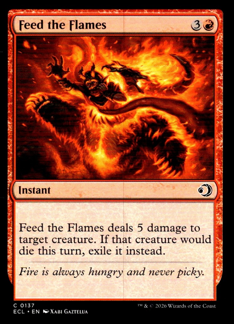 Lorwyn Eclipsed #137 Feed the Flames