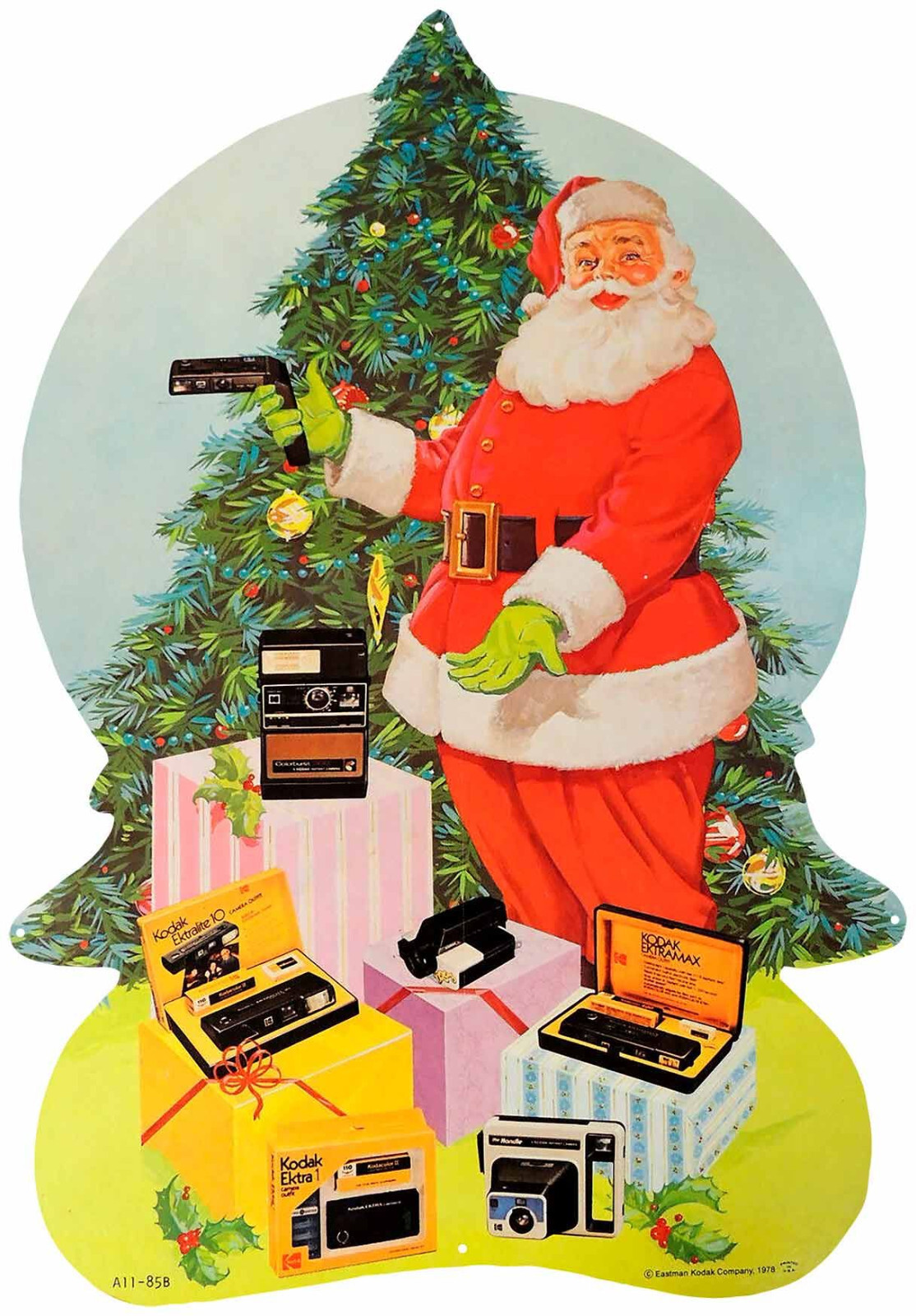 SANTA CLAUS CHRISTMAS TREE KODAK CAMERAS 24\ SANTA CLAUS CHRISTMAS TREE KODAK CAMERAS 24\