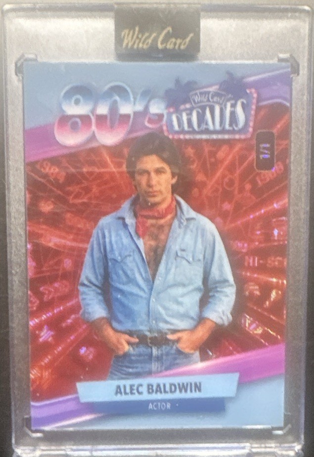 Wild Card Decades 2020 Alec Baldwin Parallel Non-Sport Trading Card 80-2RD4