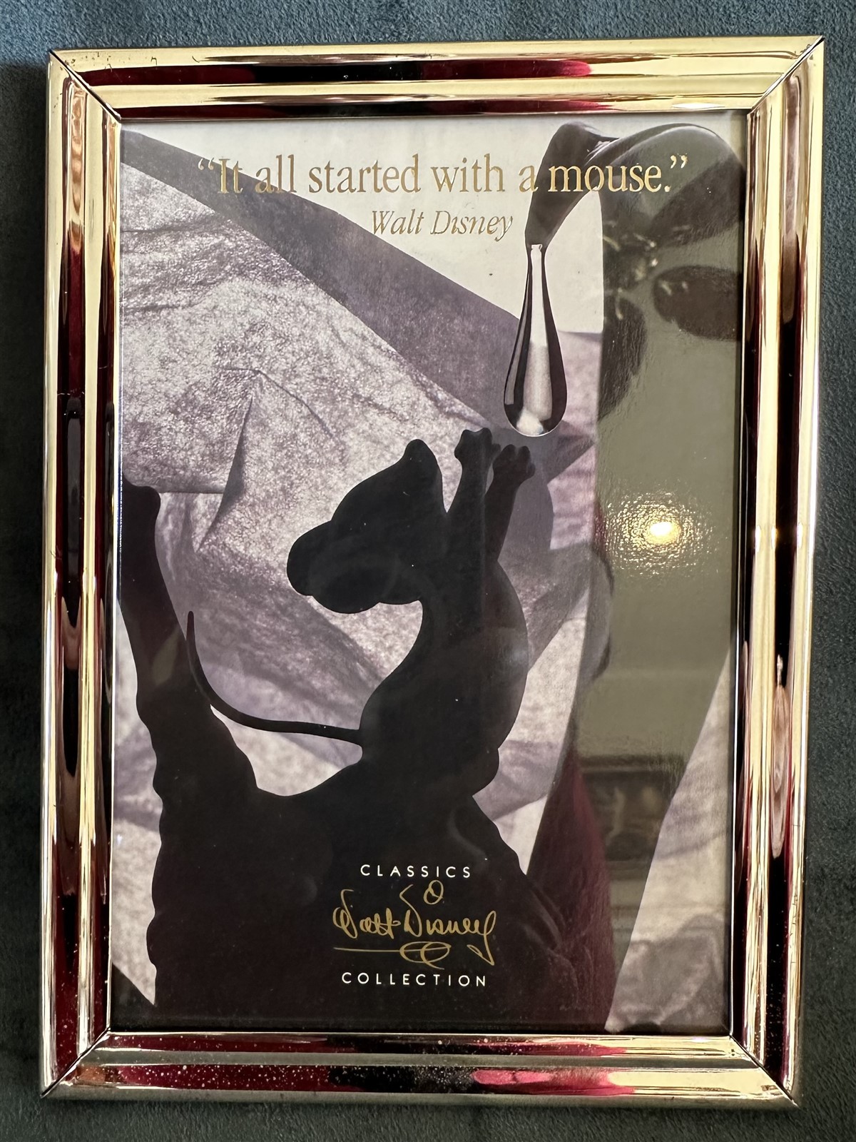 WDCC Disney Bambi's FIELD MOUSE Promotional Framed Postcard 1992