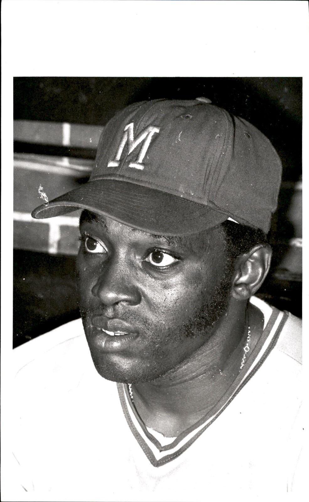 LD324 Orig Ronald Mrowiec Photo GEORGE SCOTT 1972-76 MILWAUKEE BREWERS ALL-STAR