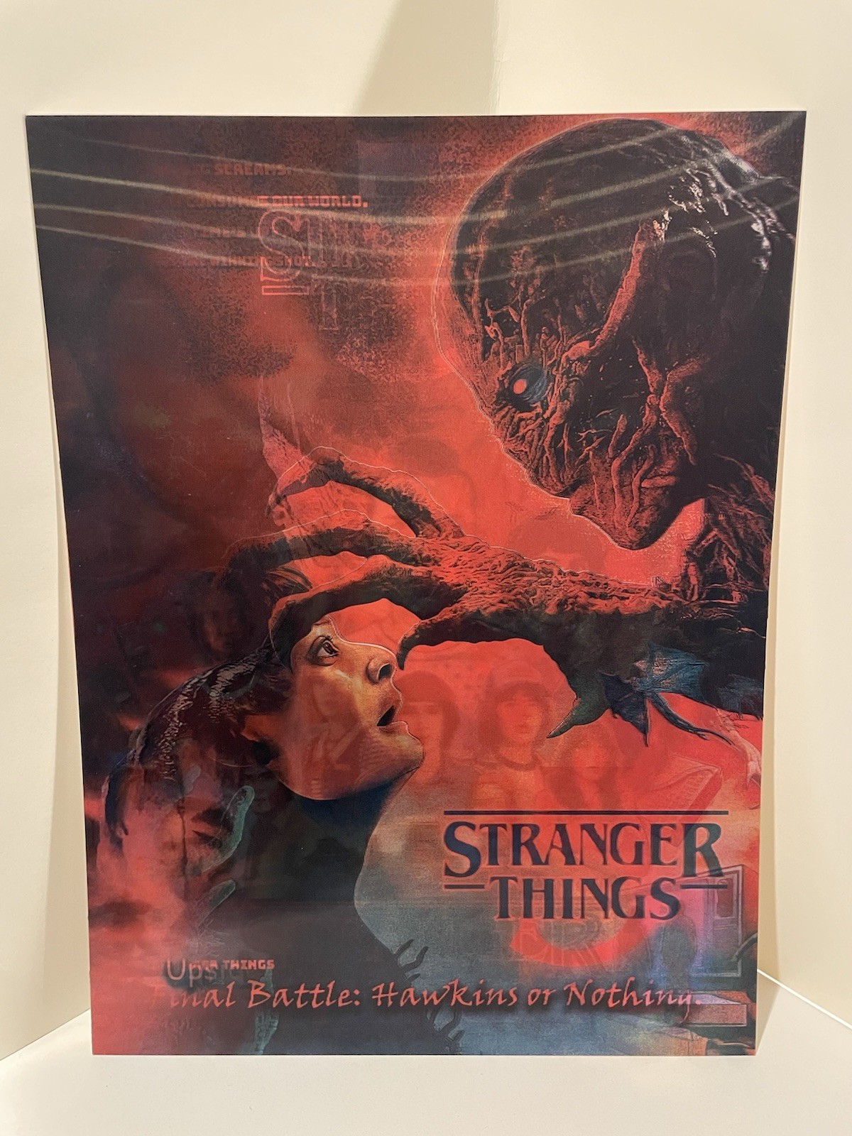 Stranger Things 5 3D Changing Holographic Lenticular Poster