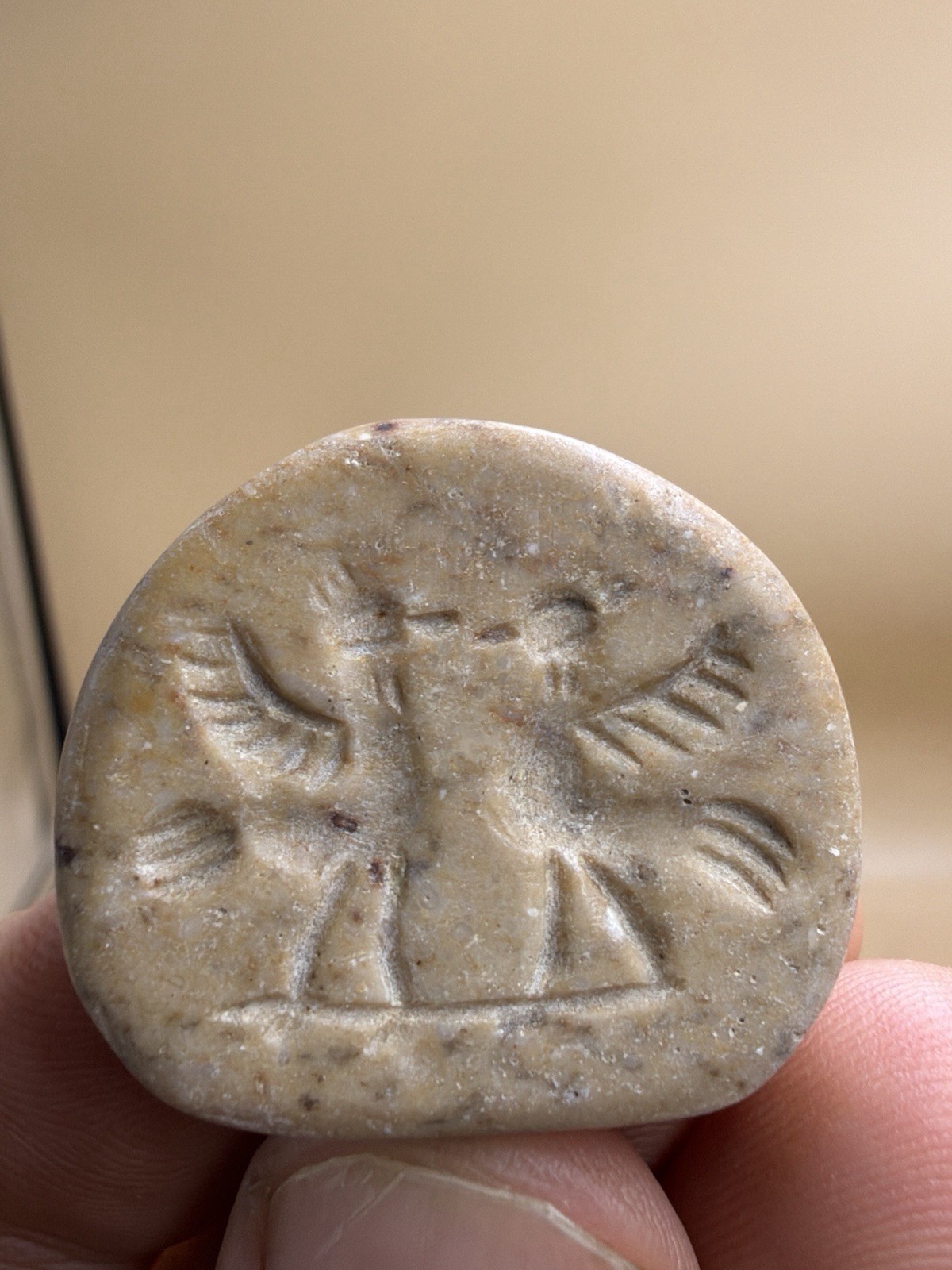 Wonderful Old Intaglio Seal Stone Rare Lovely Unique Stamp Wonderful Old Intaglio Seal Stone Rare Lovely Unique Stamp