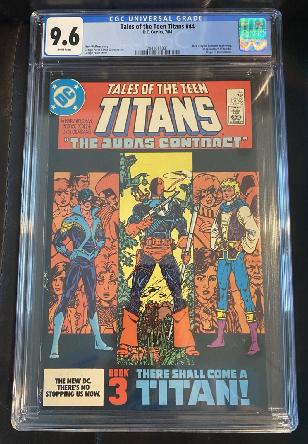 Tales of the Teen Titans #44 (DC Comics July 1984) CGC 9.6