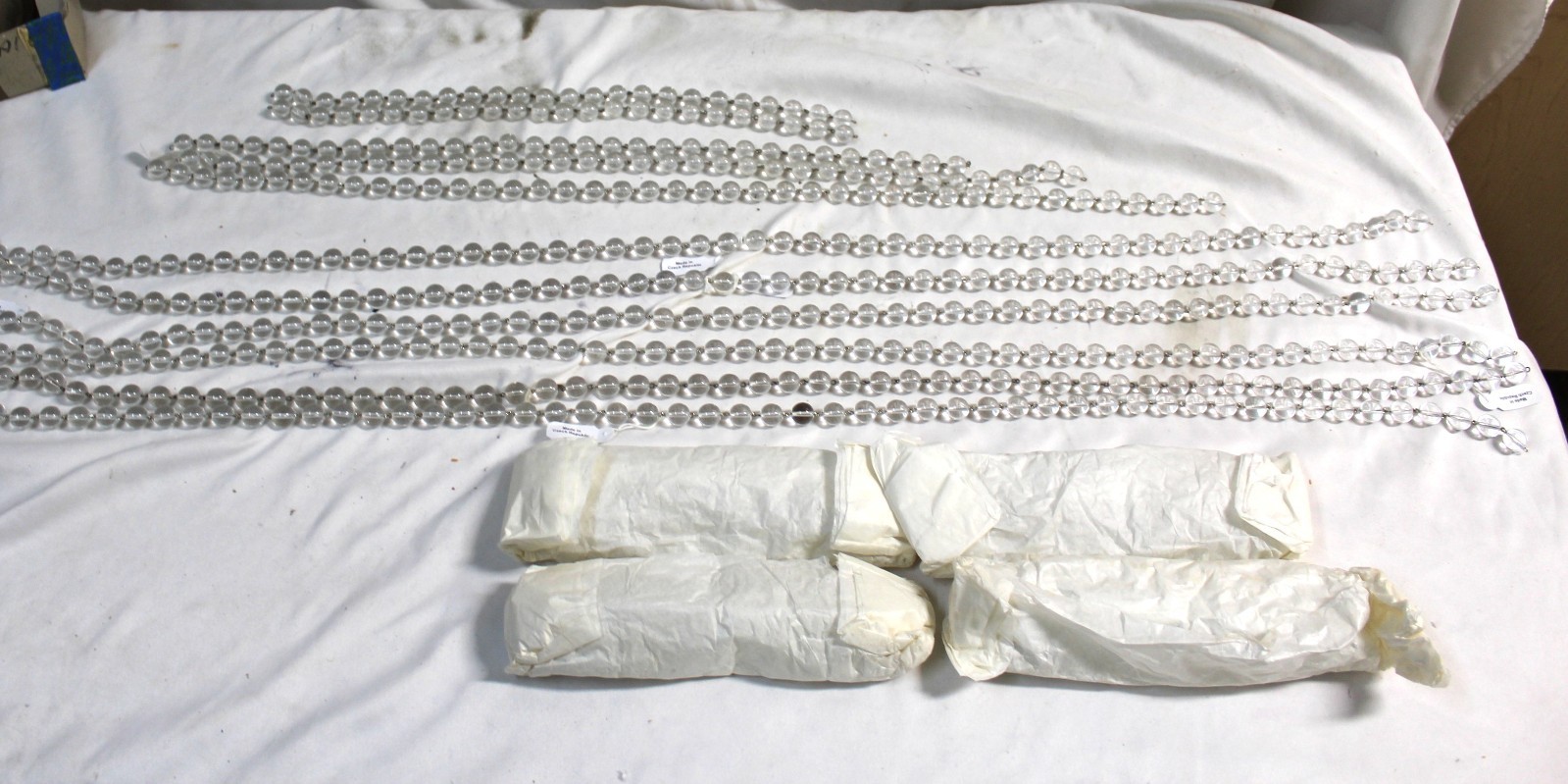 Chandelier Ball Chains ,Glass ,1/2 dia , Czech Republicand Sconces