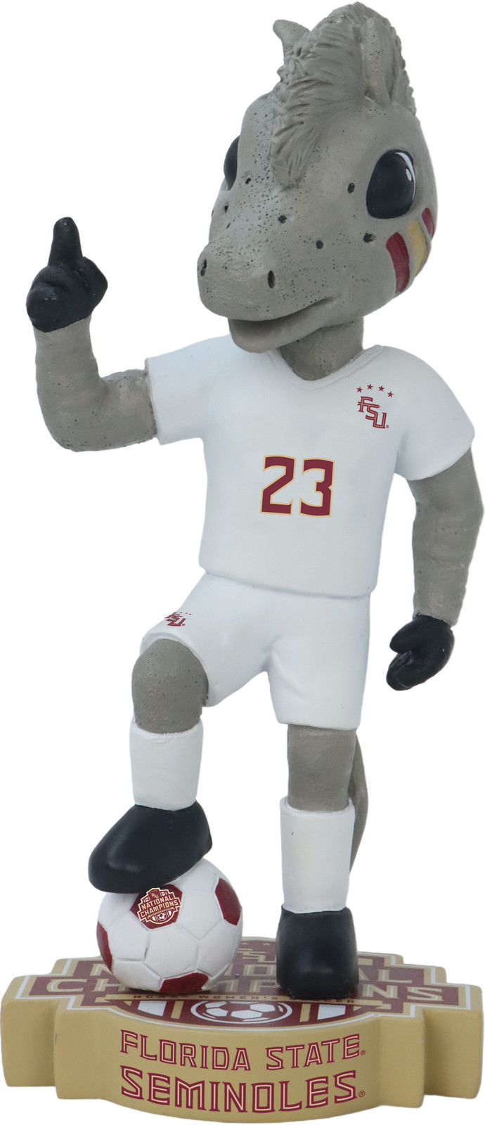 Florida State Seminoles 2023 Women's Soccer National Champs Cimarron Bobblehead