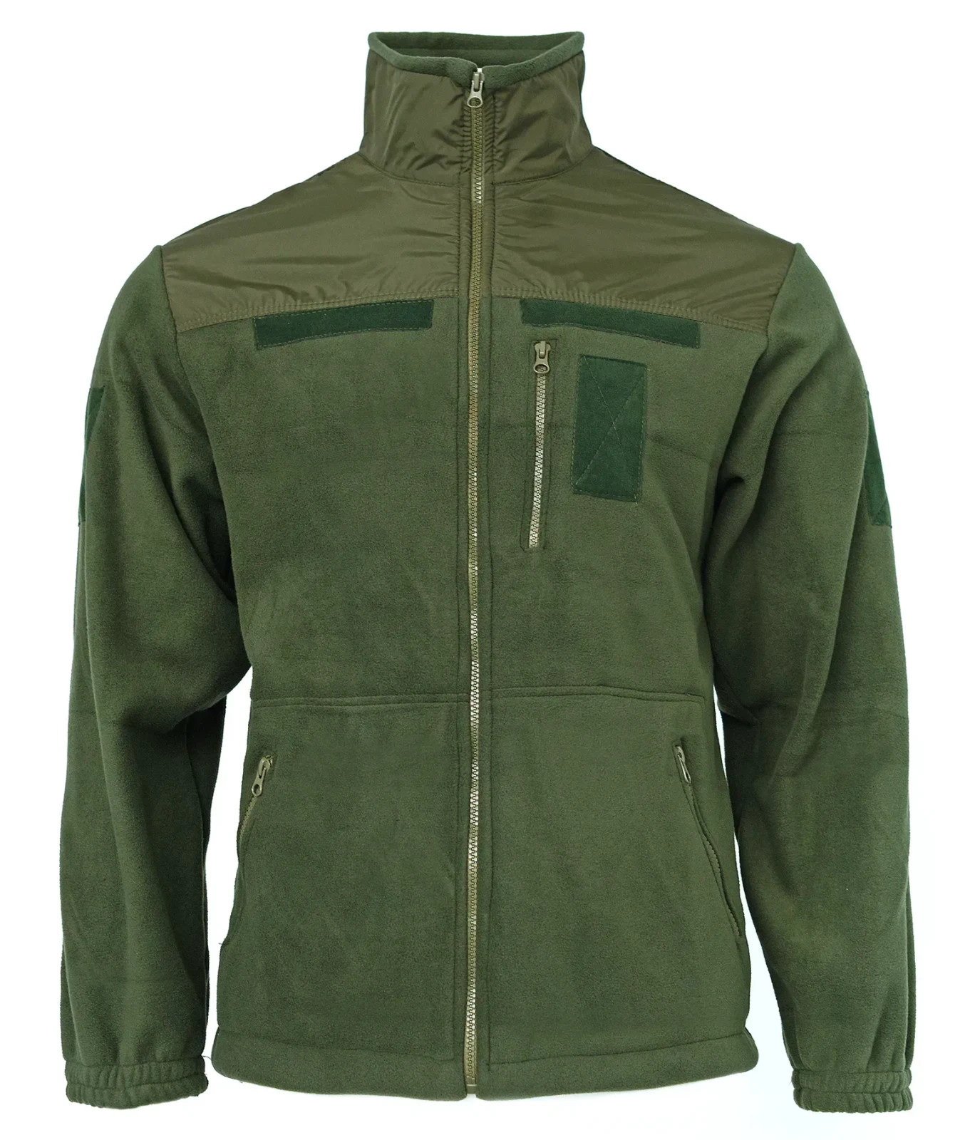 Ukrainian Tactical Fleece Jacket Olive Mens Military Warm Zip Coat UA