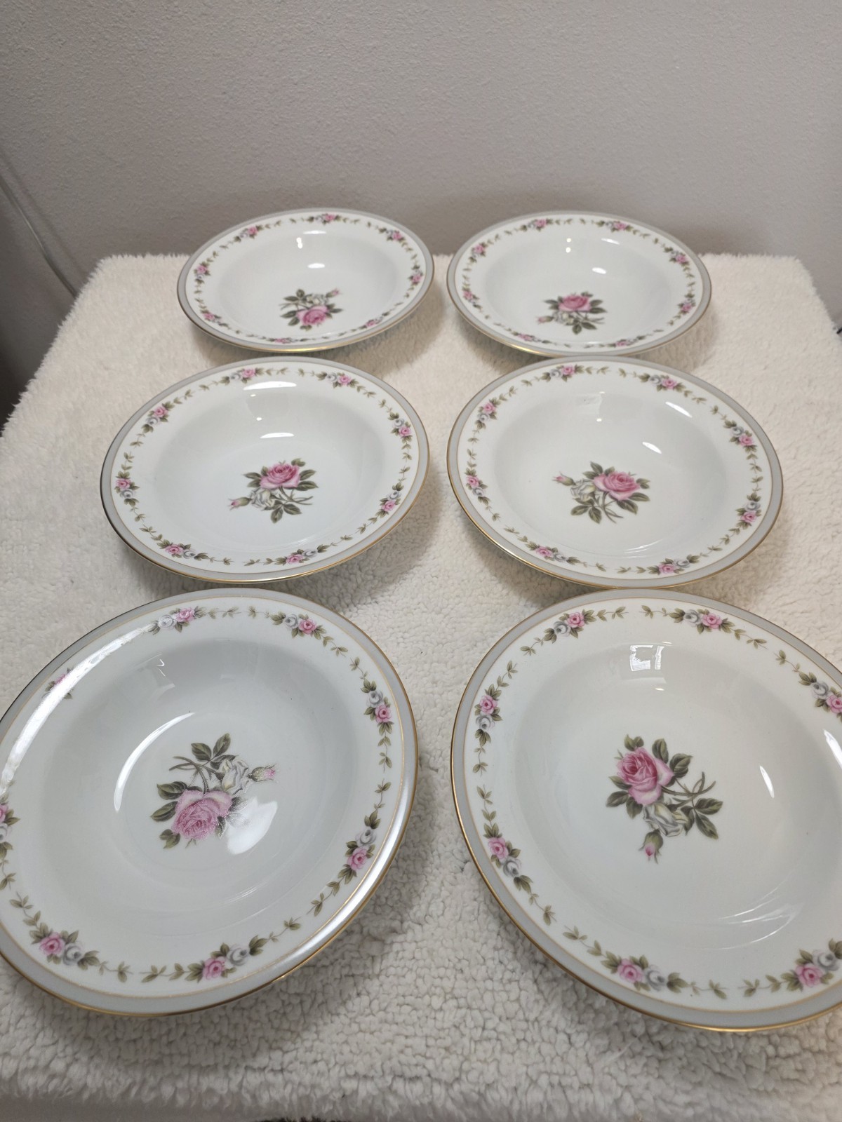 Vintage NORITAKE,  Soup Bowls, 7.75\