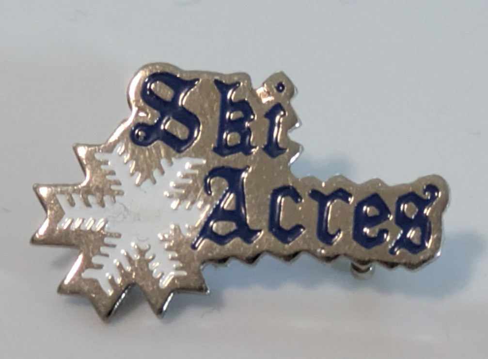 Ski Acres Snoqualmie Pass, Washington Snowflake Lapel Pin