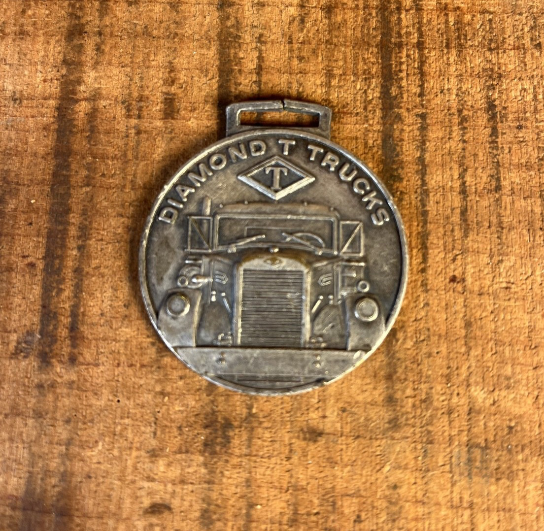 Antique Diamond T Truck Advertising Fob