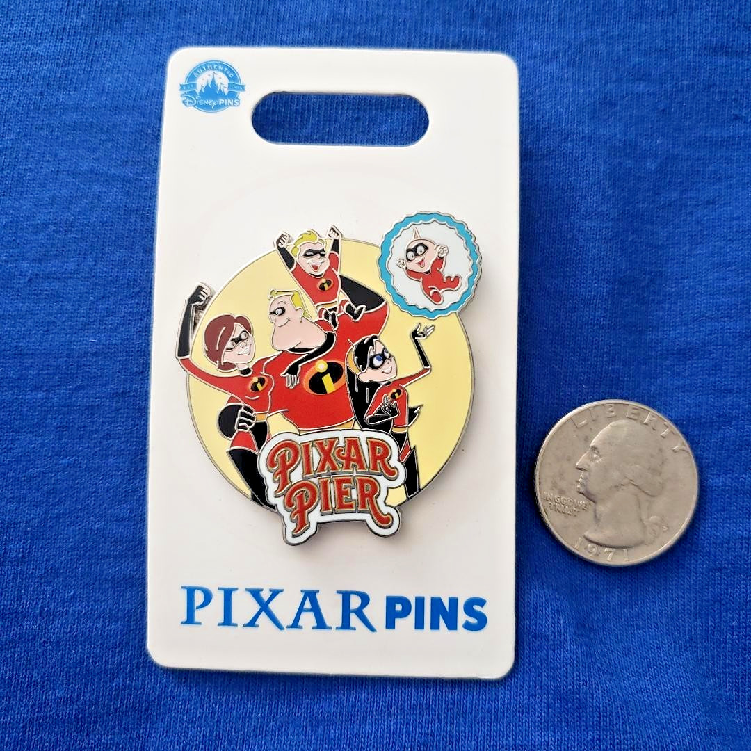 DCA Incredibles Family Jack-Jack Violet Dash Helen Bob Pixar Pier DISNEY PIN