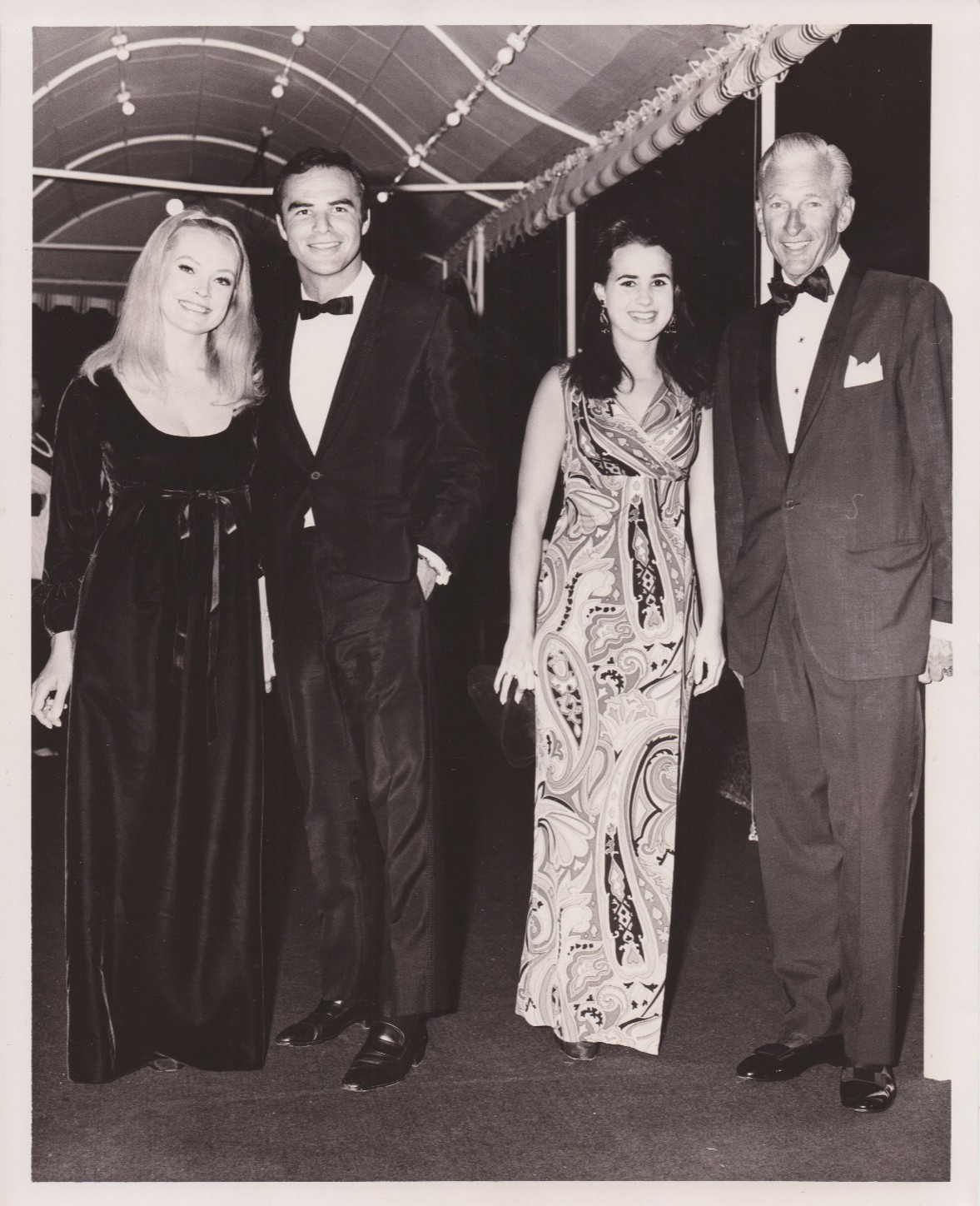 1967 Press Photo Chris Noel, Burt Reynolds & Others at Royal Poinciana Playhouse