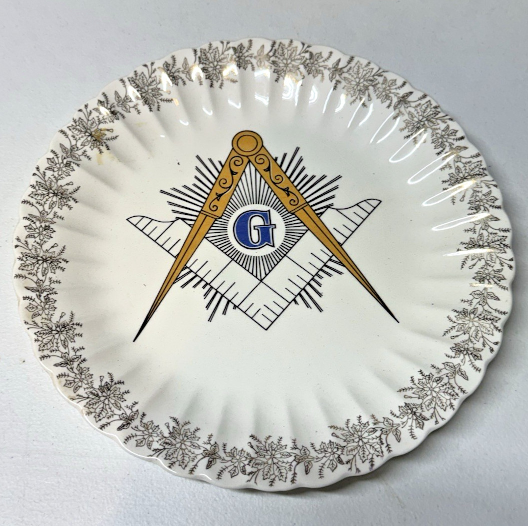 Vintage O.P. Co Syracuse Masonic Plate 10