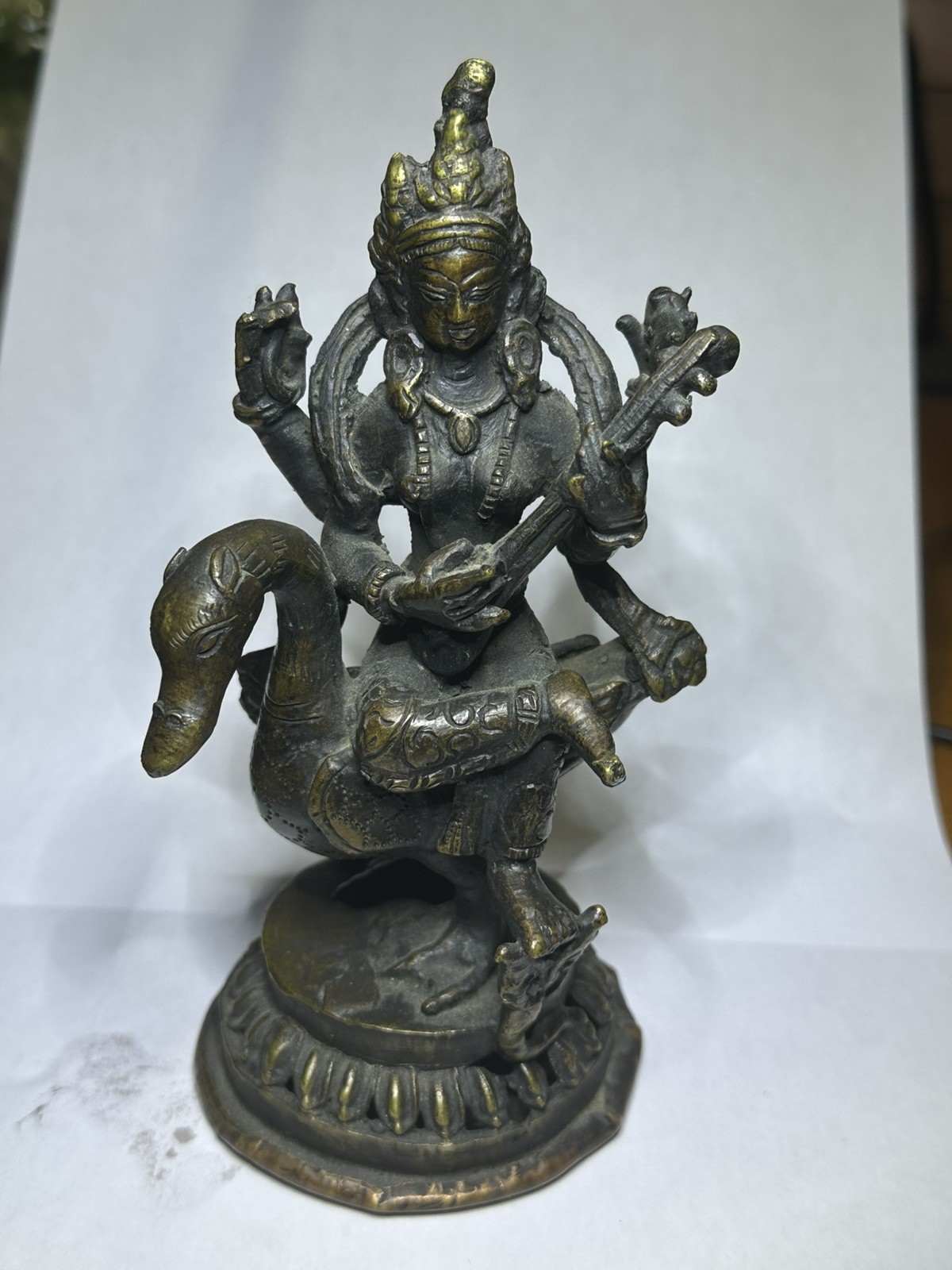 Bronze Saraswati Statue 7\ Bronze Saraswati Statue 7\
