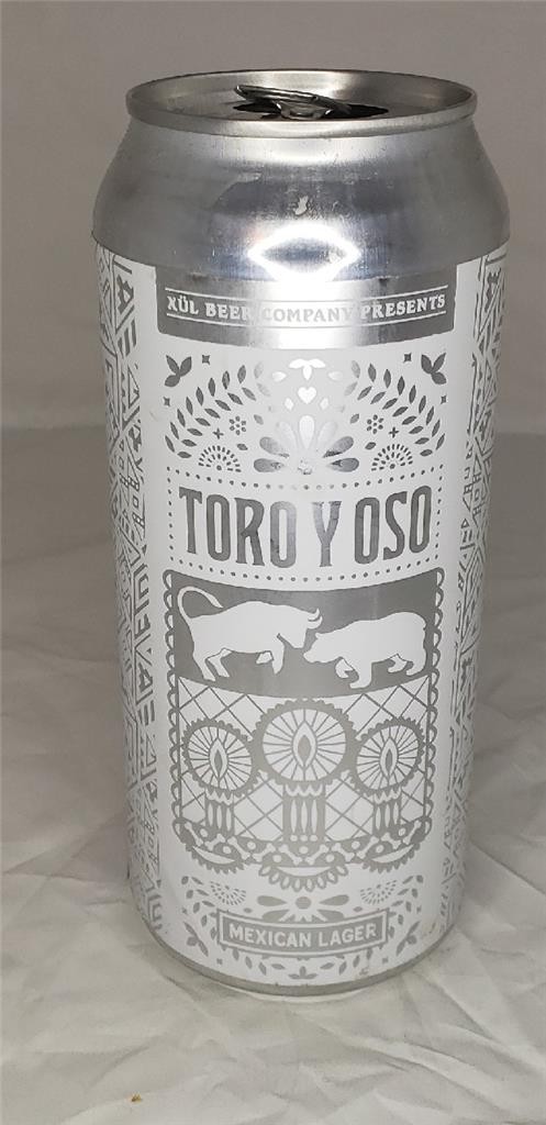 Craft Beer Can Xul Brewing Company Toro Y Oso Mexican Lager Knoxville