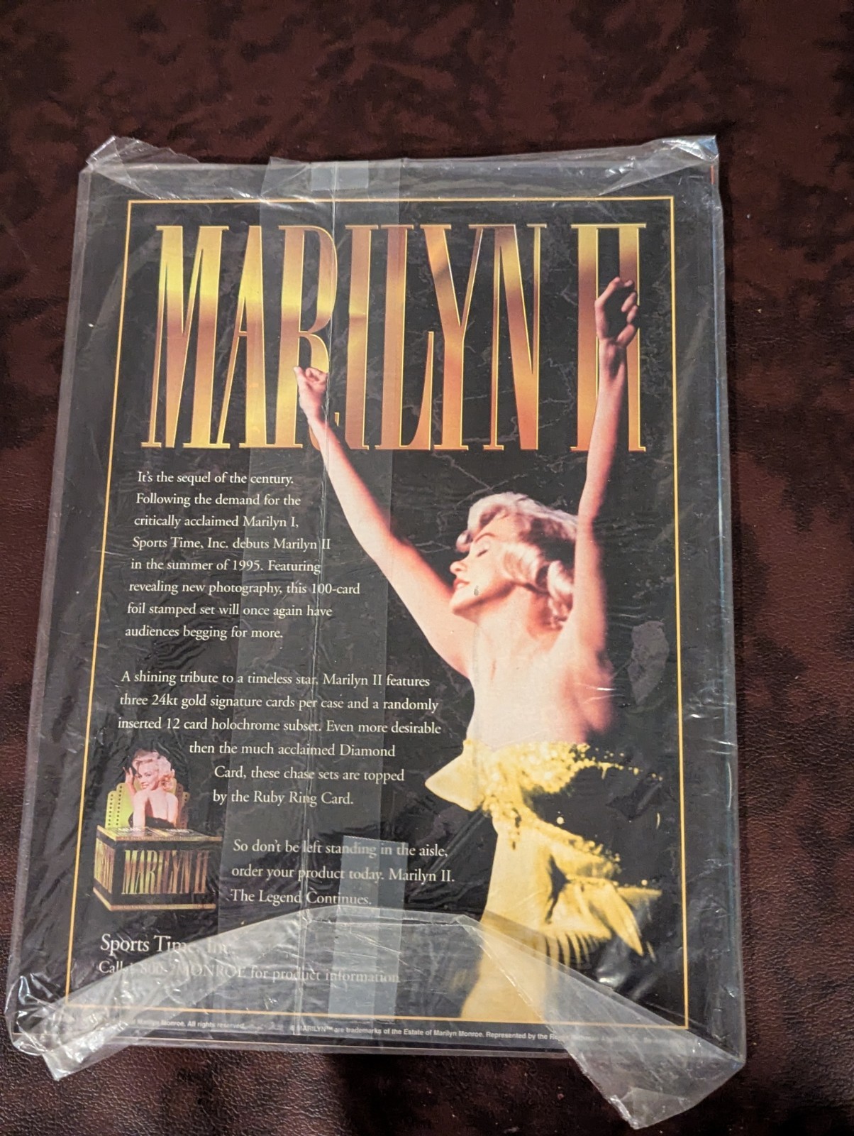 1995 Sports Card Price Guide Cal Ripken Sept Issue w/ Marilyn II Promo Sealed