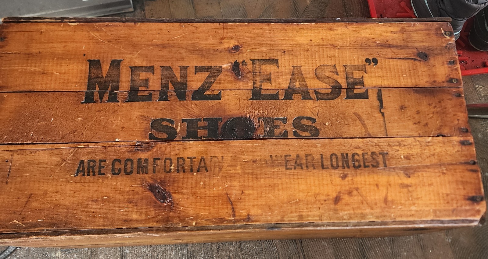 Antique Create 1890-1910 Era MENZ EASE SHOES, CHARLES E ROSMAN CO, Ohio