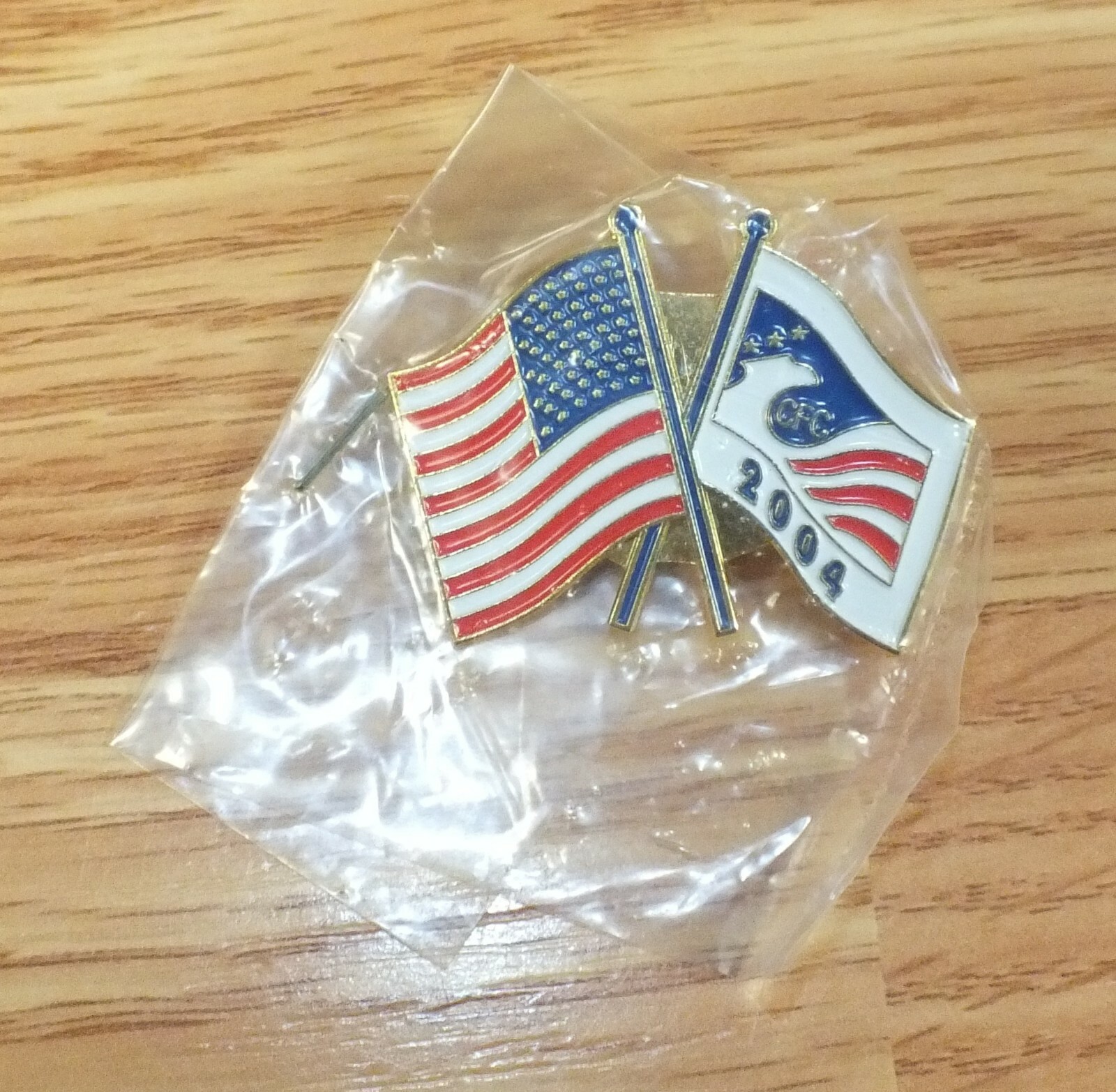 2004 CFC American Flag Combined Federal Campaign Collectible Lapel Pin 
