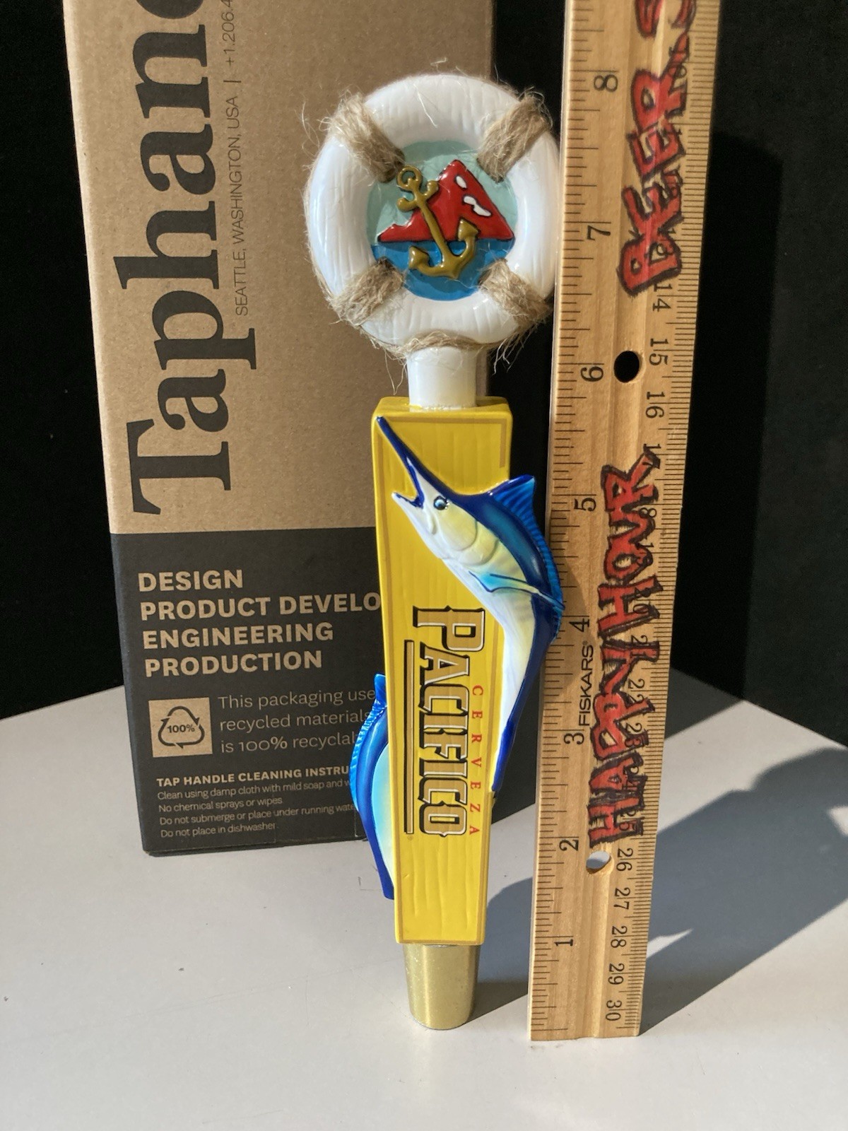 🔥Pacifico Clara Beer tap Short Handle Swordfish Marlin lot Mini k2 Cerveza